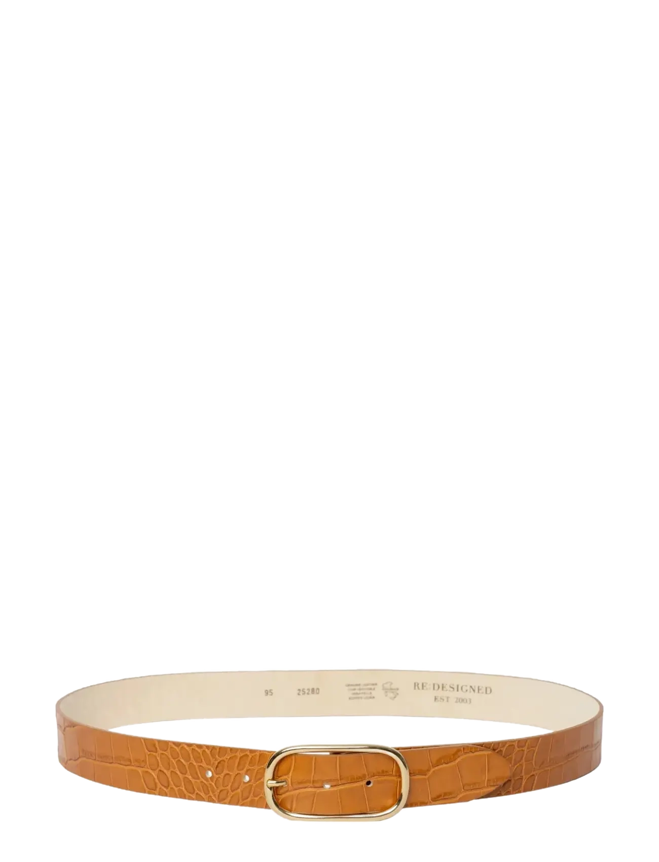 RE:DESIGNED EST 2003 - Francini - leather belts - cognac - 2