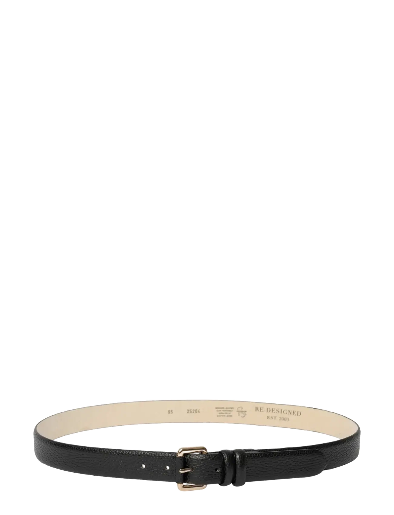 RE:DESIGNED EST 2003 - Faduma - läderskärp - black - 2