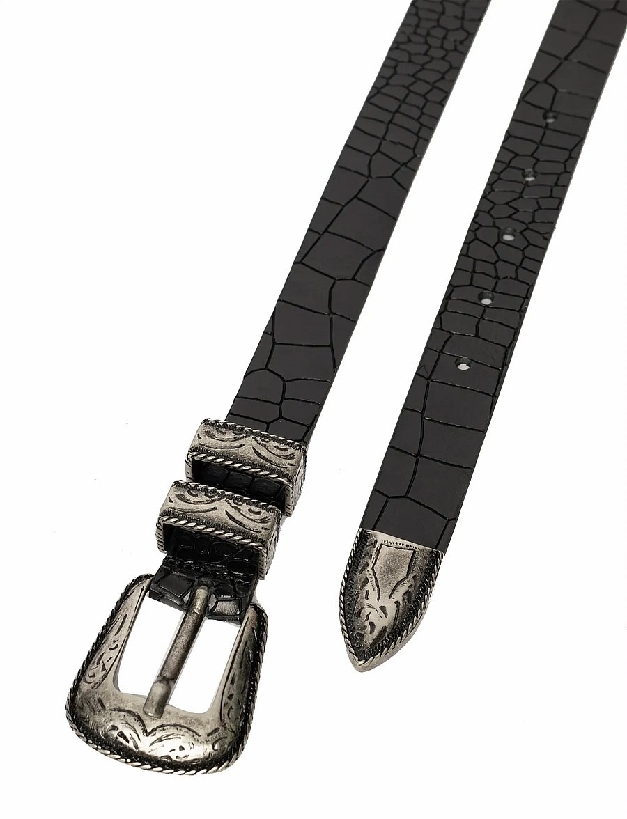 RE:DESIGNED EST 2003 - Franceska - ledergürtel - black - 2