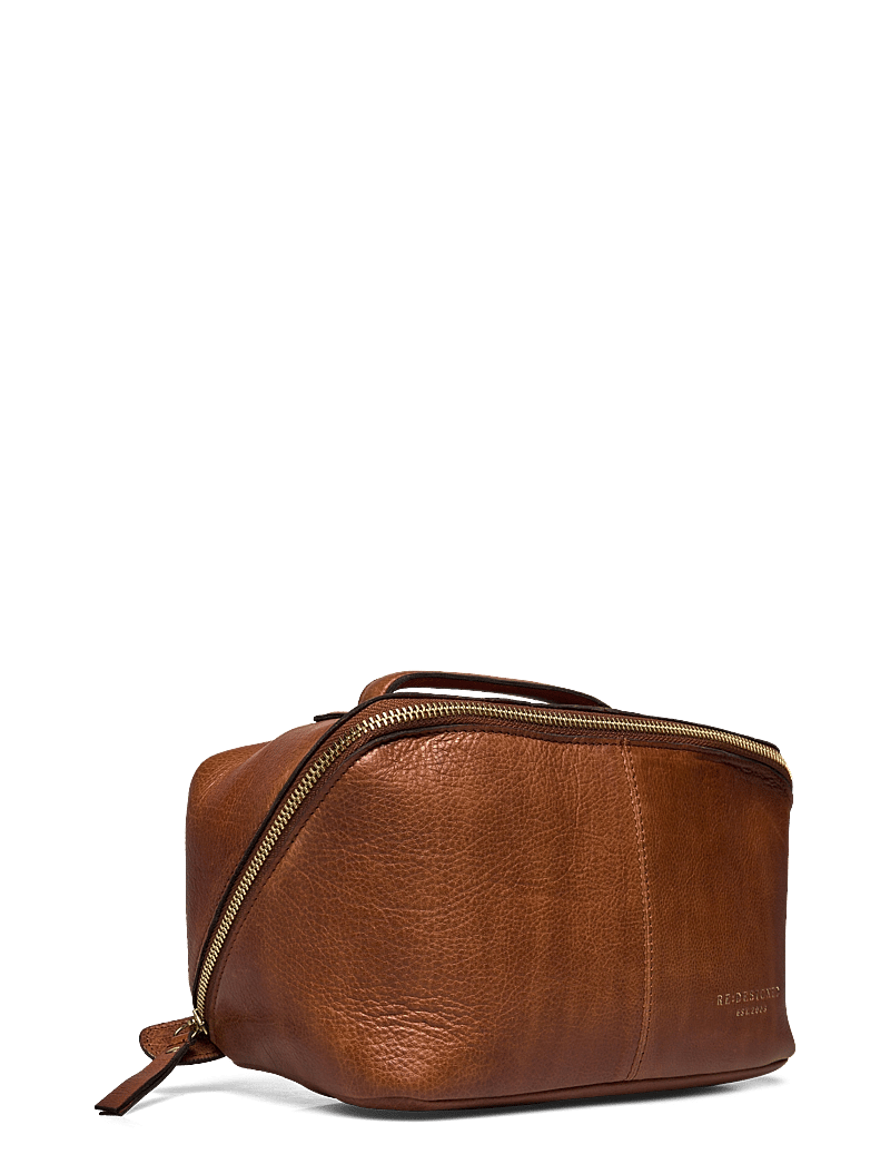 RE:DESIGNED EST 2003 - Halima Small - makeup bags - walnut/gold - 2