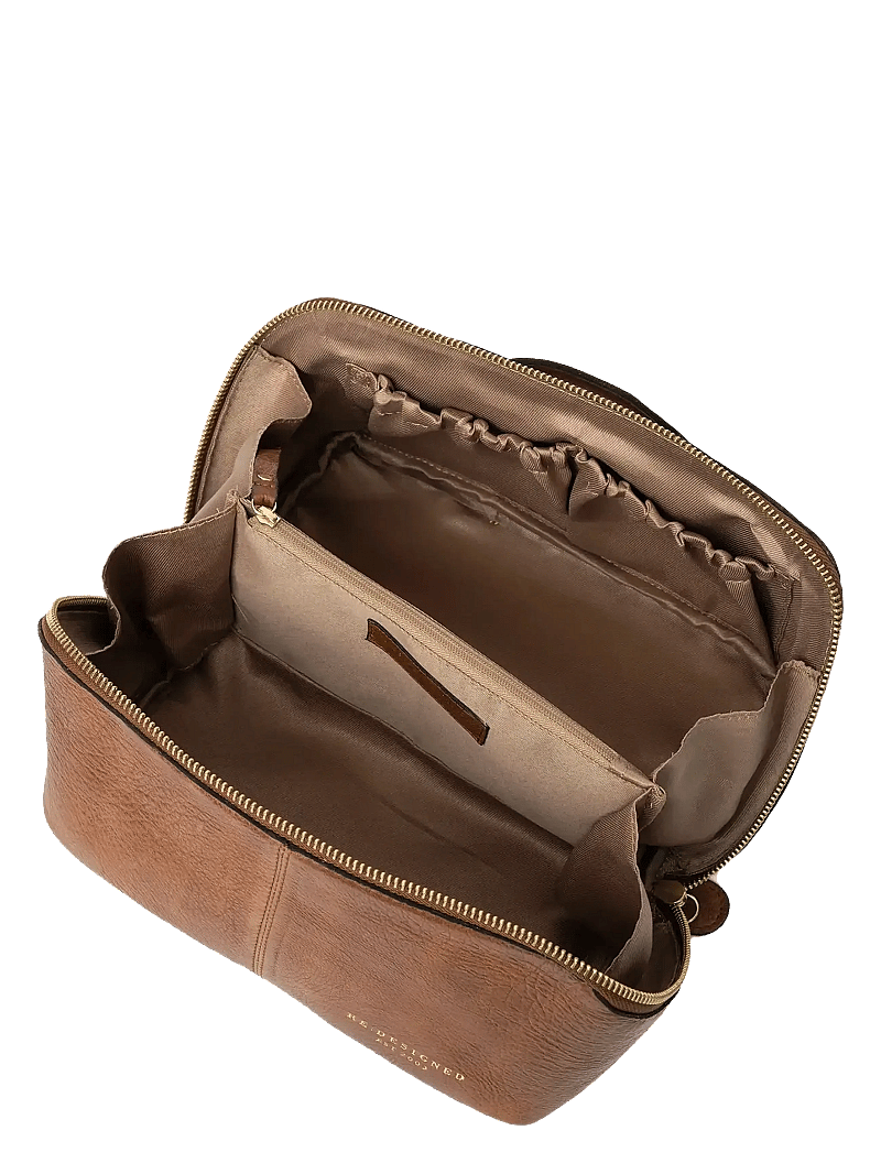 RE:DESIGNED EST 2003 - Halima Small - makeup bags - walnut/gold - 3
