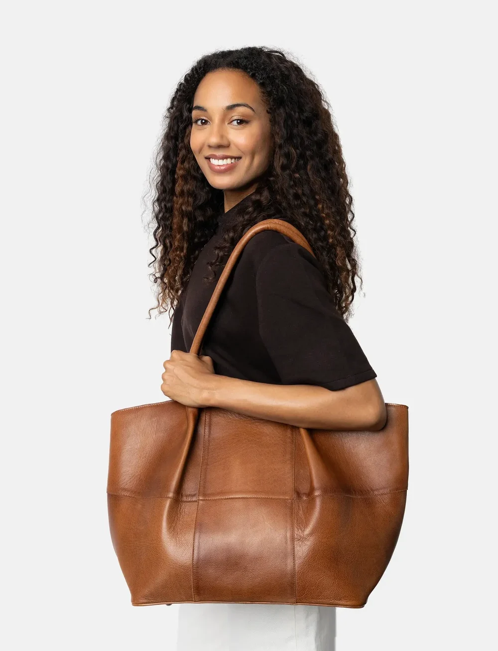 RE:DESIGNED EST 2003 - Mane Big - shoppingväskor - walnut - 0