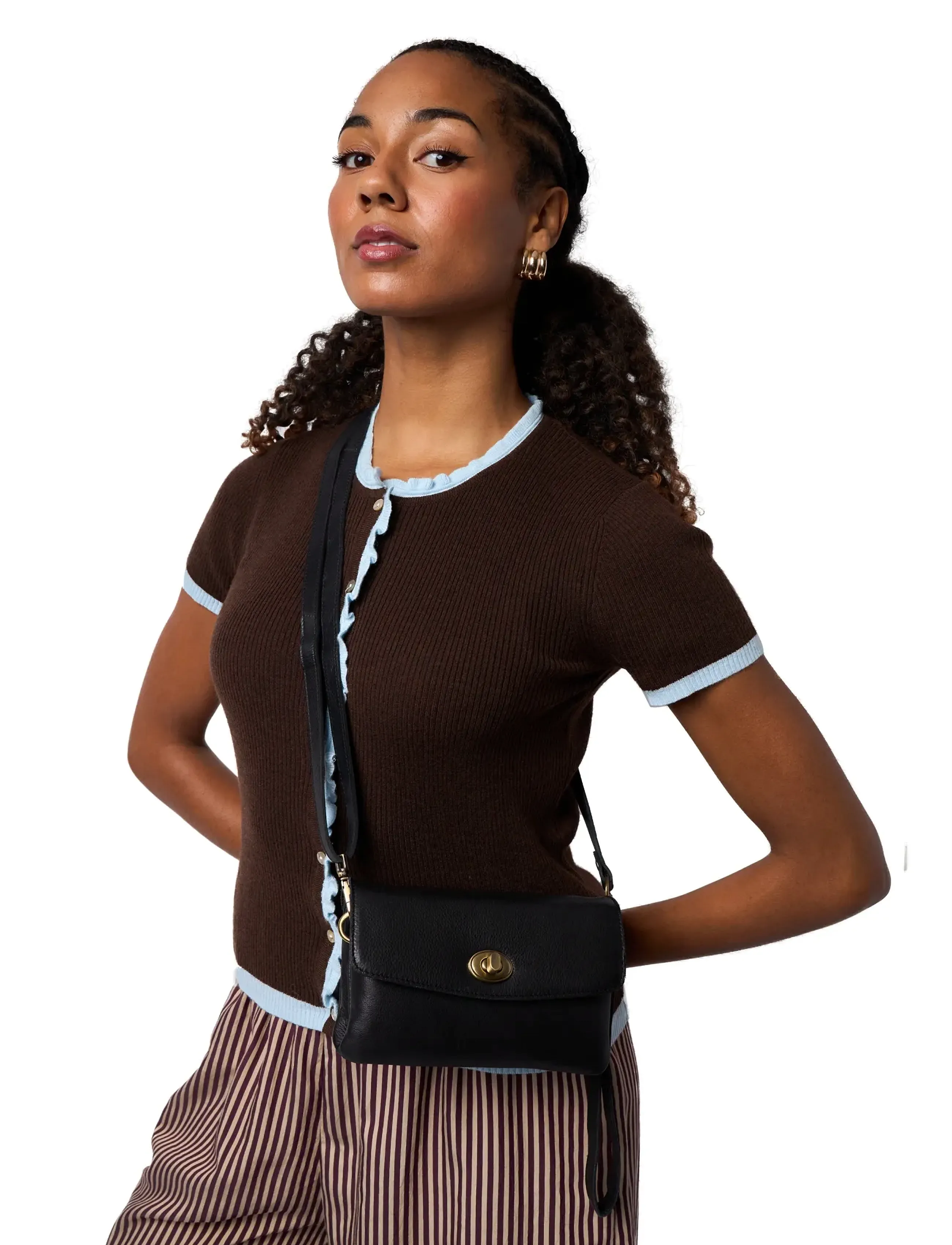 RE:DESIGNED EST 2003 Nisha Clutch, One Size, Black, Tasker > Clutches, Dame