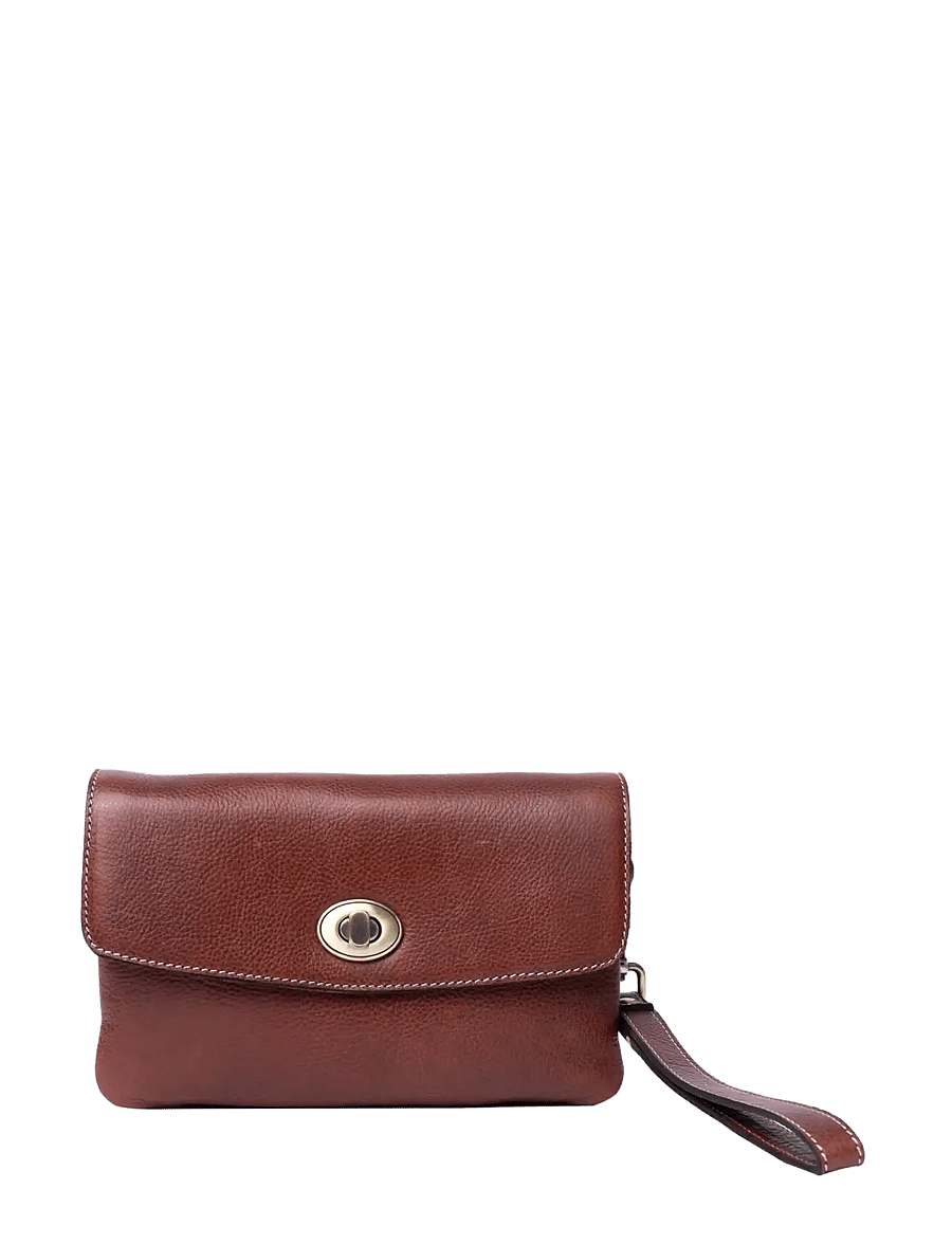 RE:DESIGNED EST 2003 - Nisha Clutch - crossbody bags - cognac - 1