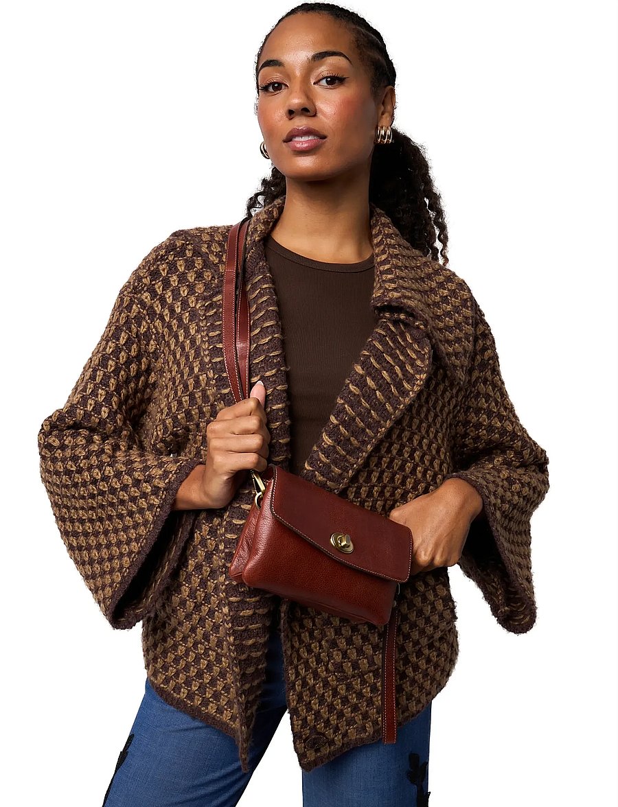 RE:DESIGNED EST 2003 - Nisha Clutch - crossbody bags - cognac - 0
