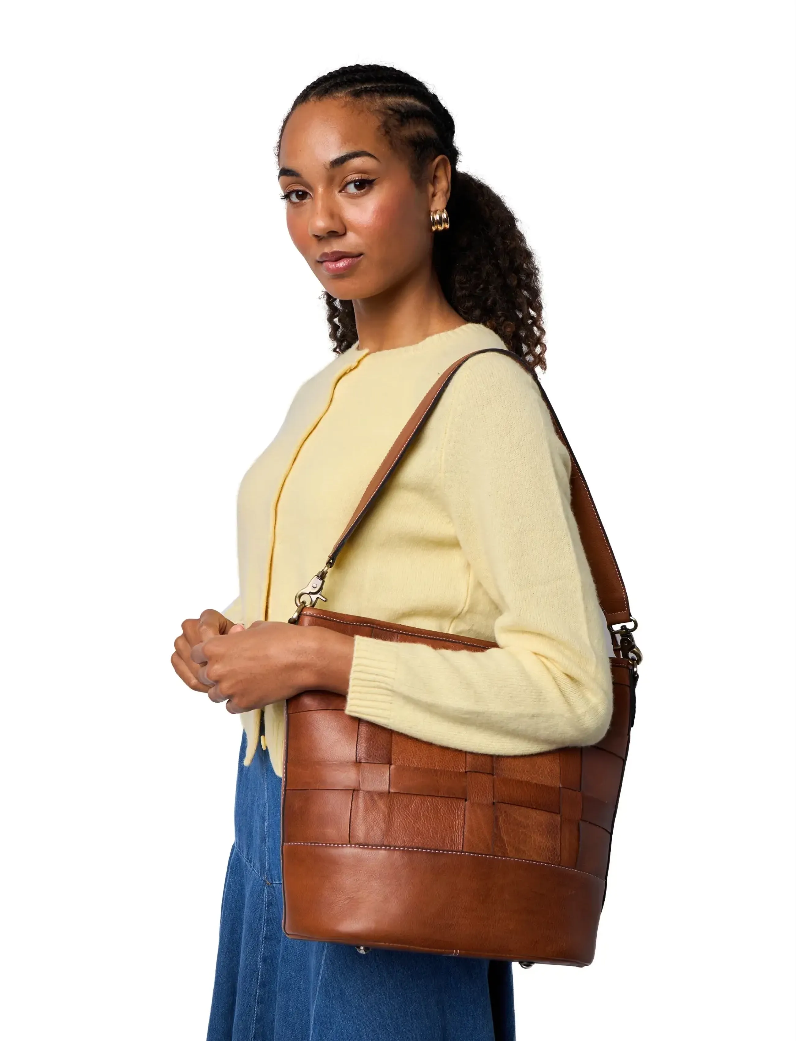 RE:DESIGNED EST 2003 Noor Big, One Size, Bags, Braun - Small Shoulder Bags-crossbody Frauen