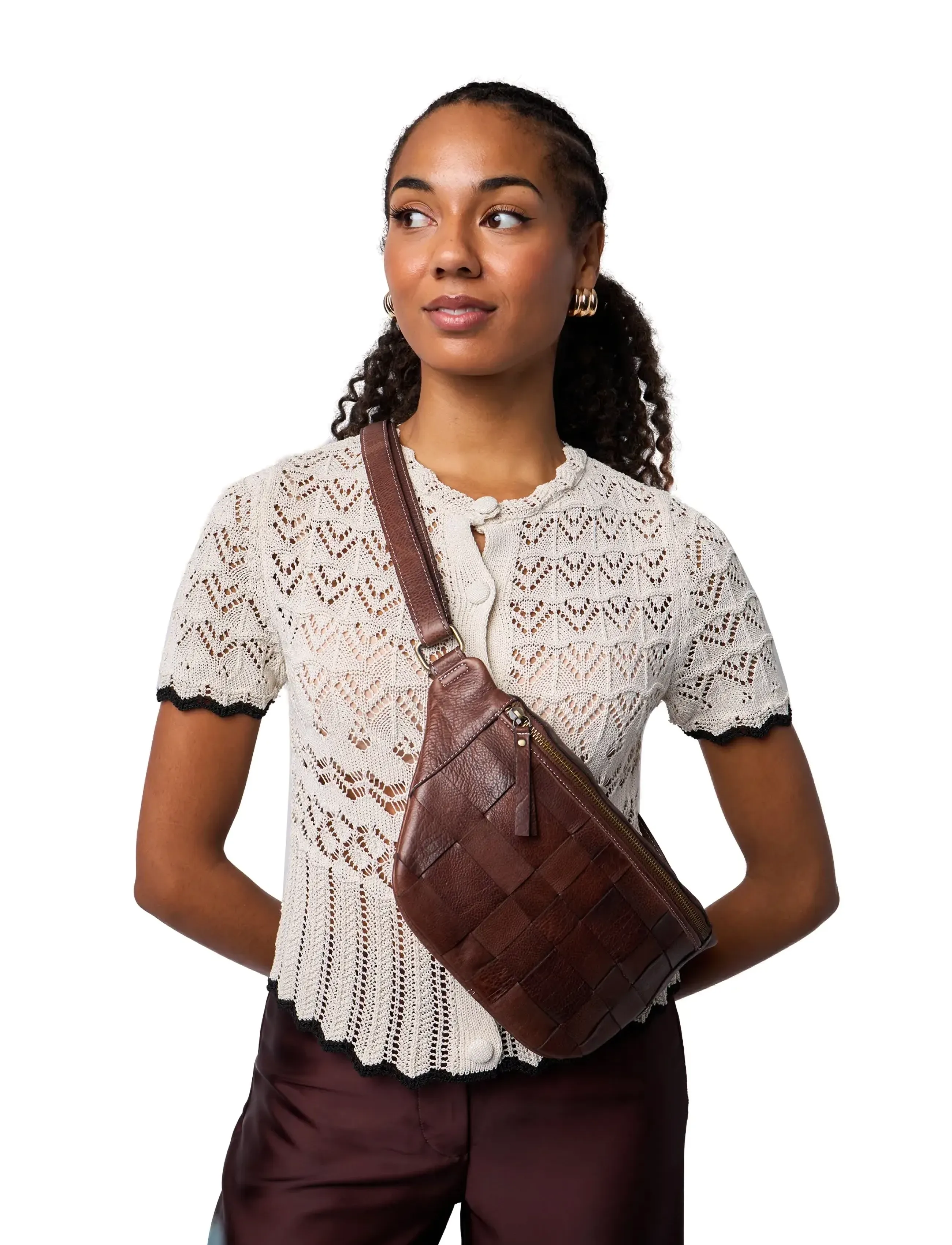 RE:DESIGNED EST 2003 Noor Bumbag, One Size, Brown, Tasker > Bum Bags, Dame