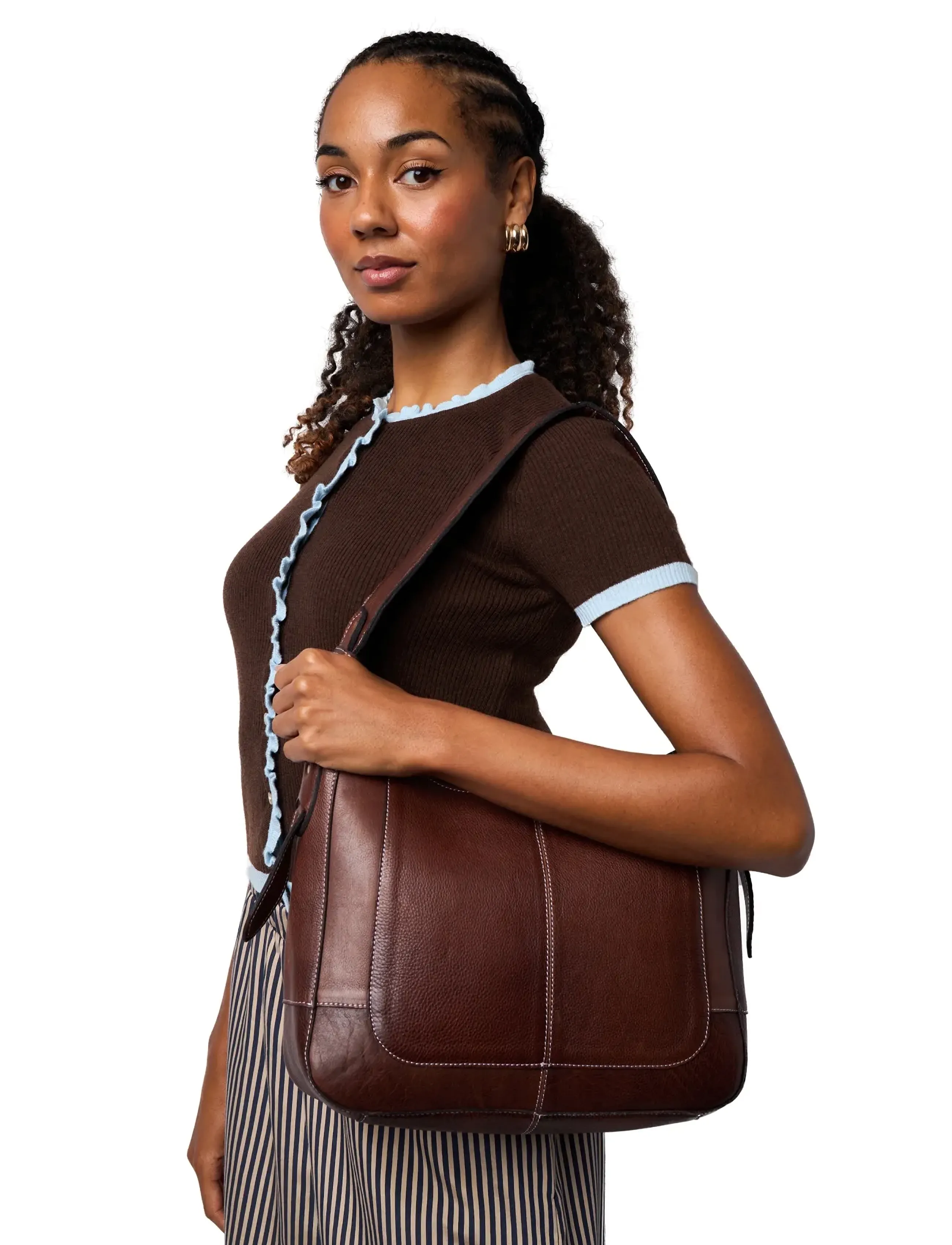 RE:DESIGNED EST 2003 Neri Small, One Size, Bags, Braun - Small Shoulder Bags-crossbody Frauen