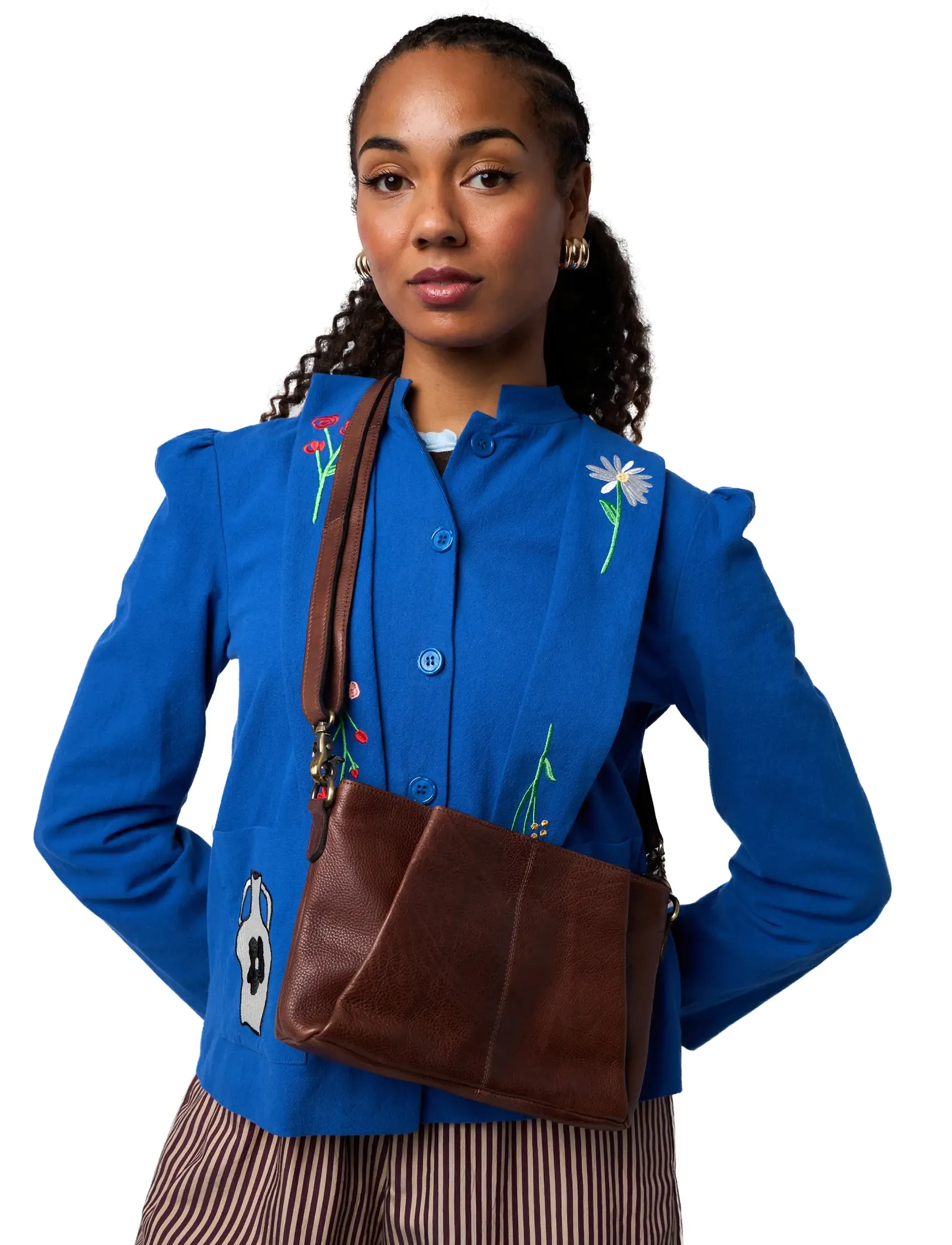 RE:DESIGNED EST 2003 Nisa Small, One Size, Bags, Braun - Small Shoulder Bags-crossbody Frauen