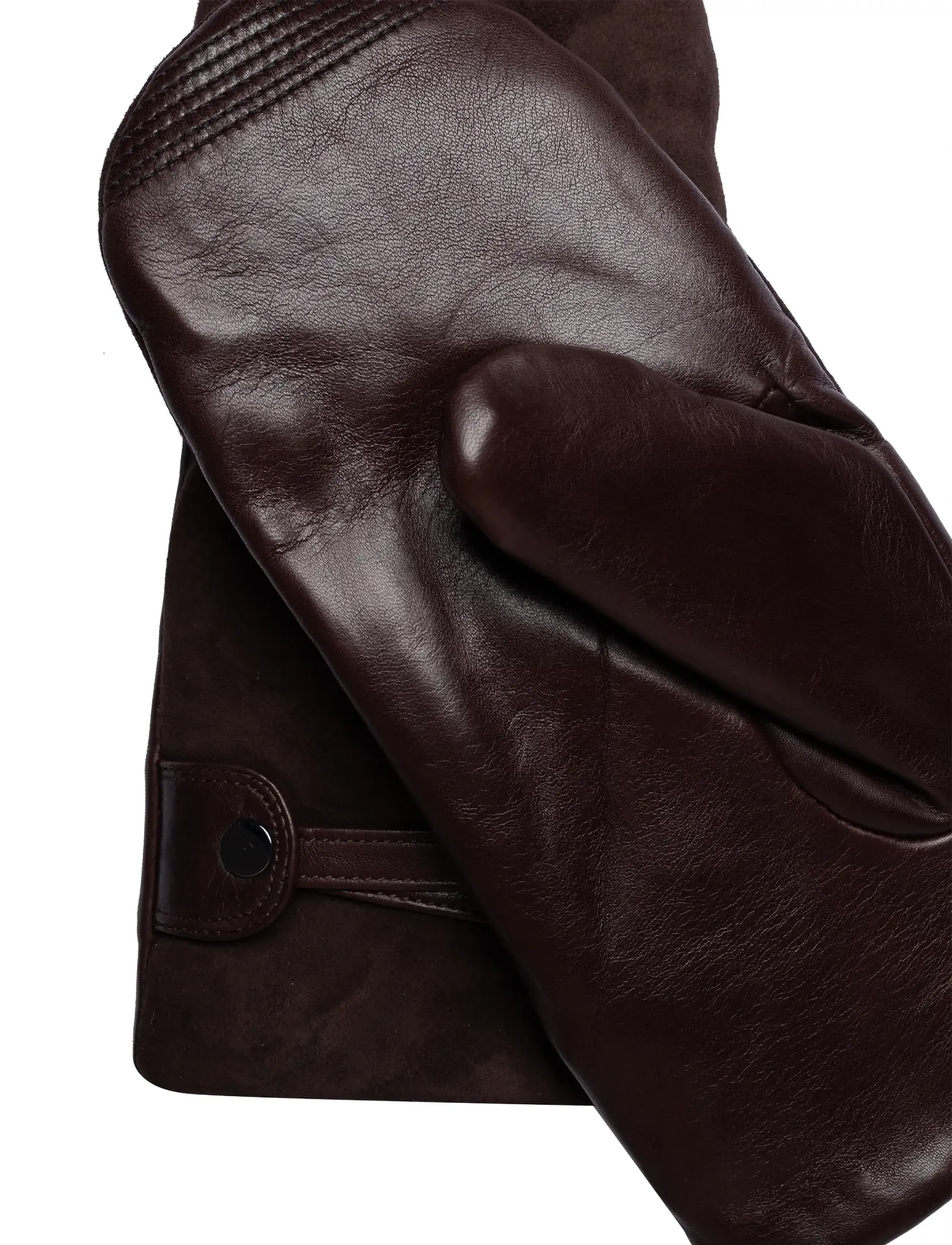RE:DESIGNED EST 2003 - Lina Mitten - leather gloves - warm brown - 2