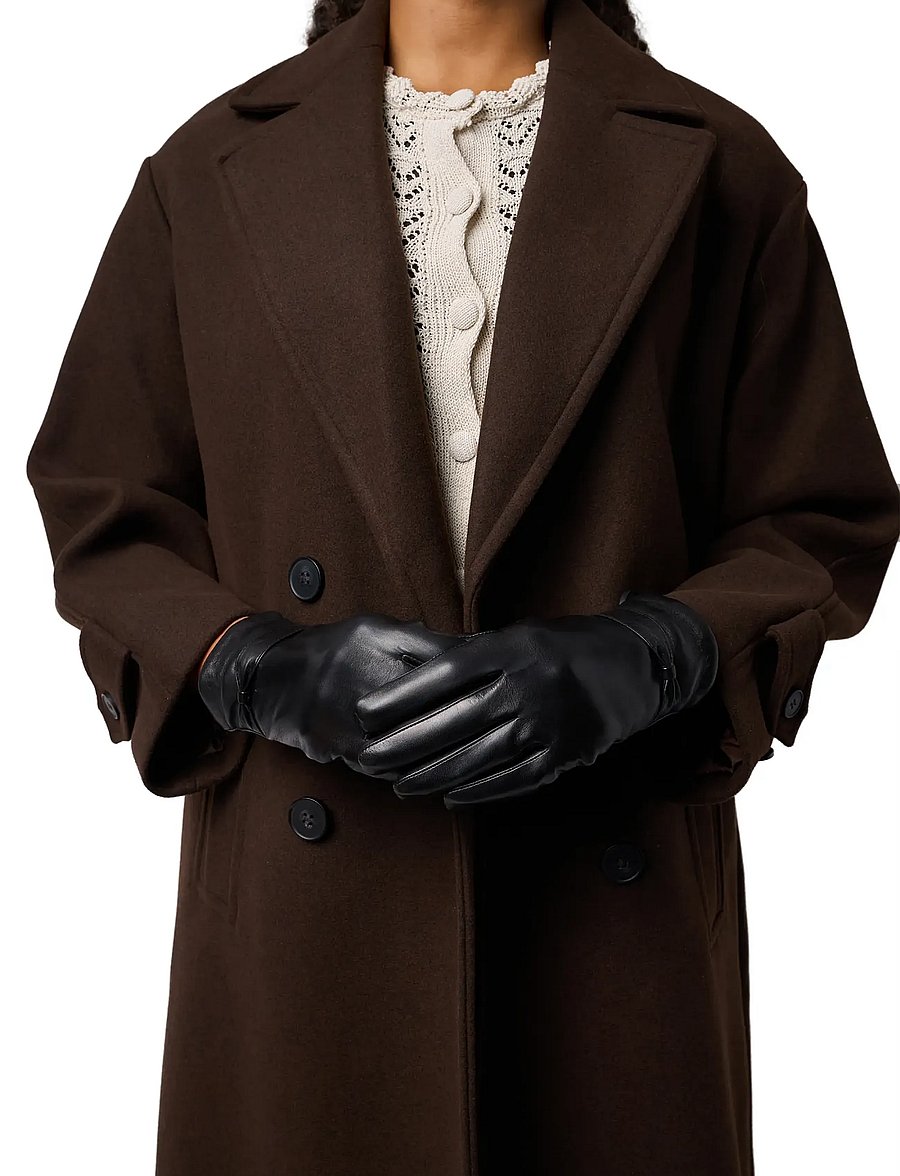 RE:DESIGNED EST 2003 - Luba Wool - nahast kindad - black - 0