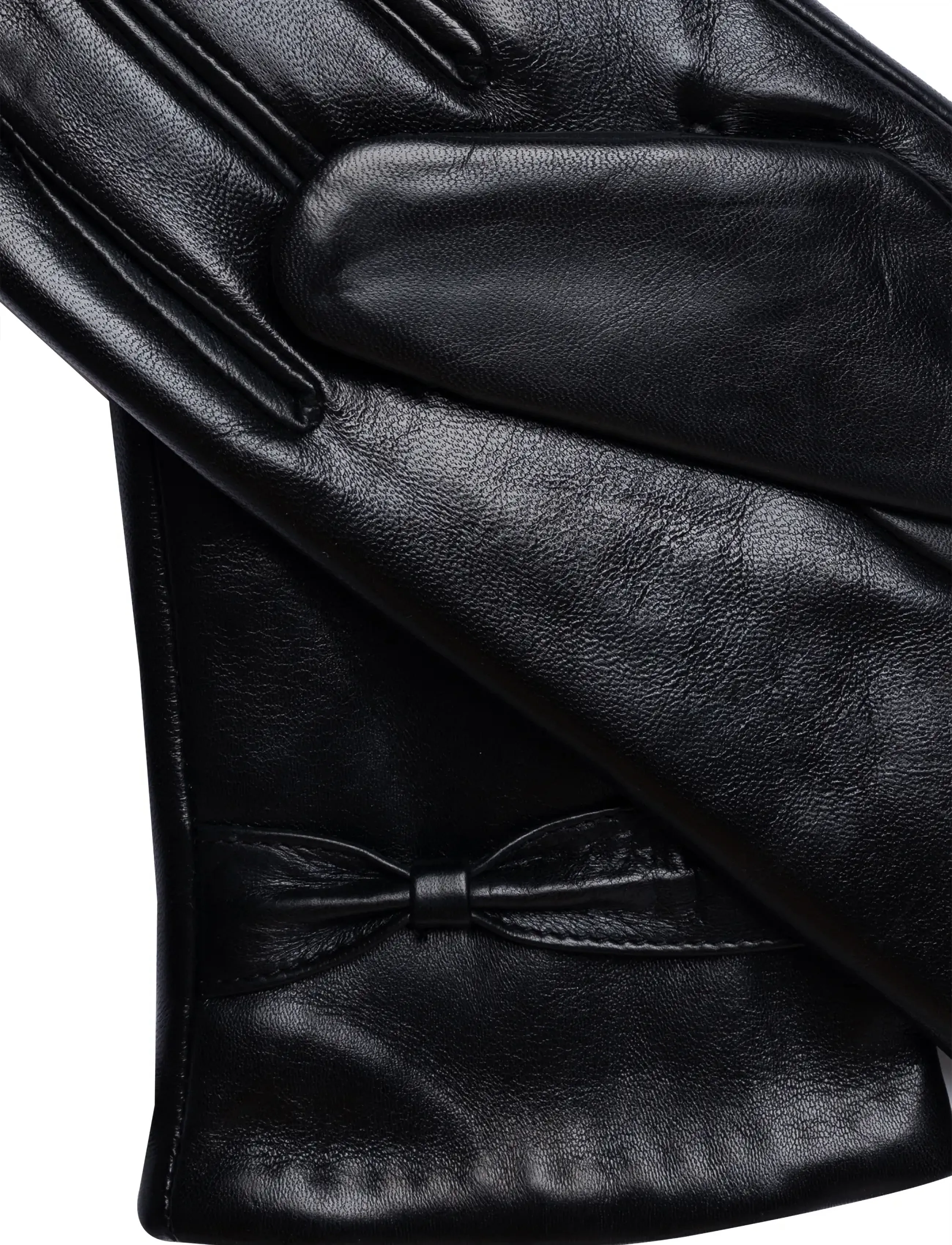 RE:DESIGNED EST 2003 - Luba Wool - nahast kindad - black - 2