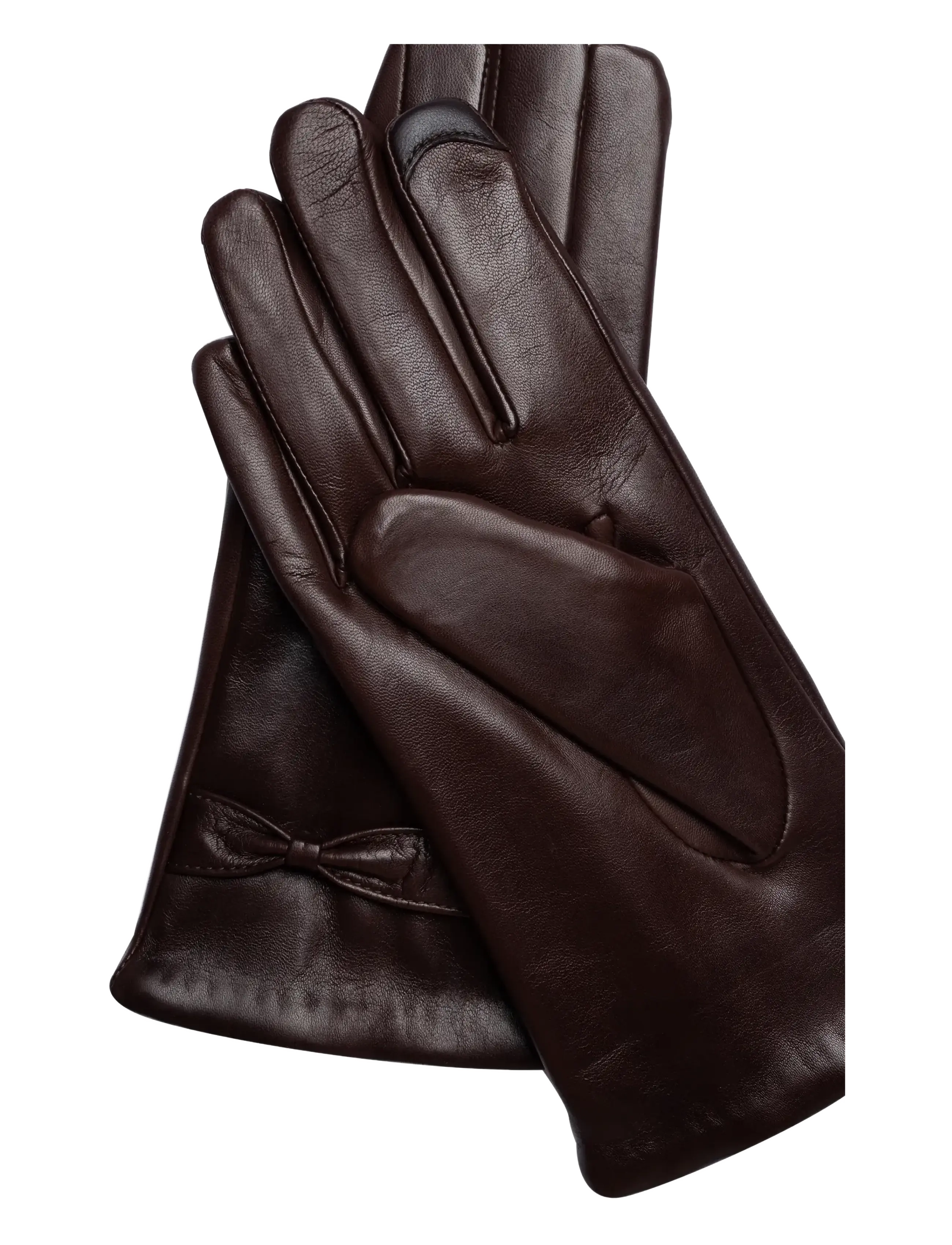 RE:DESIGNED EST 2003 - Luba Wool - leather gloves - warm brown - 2