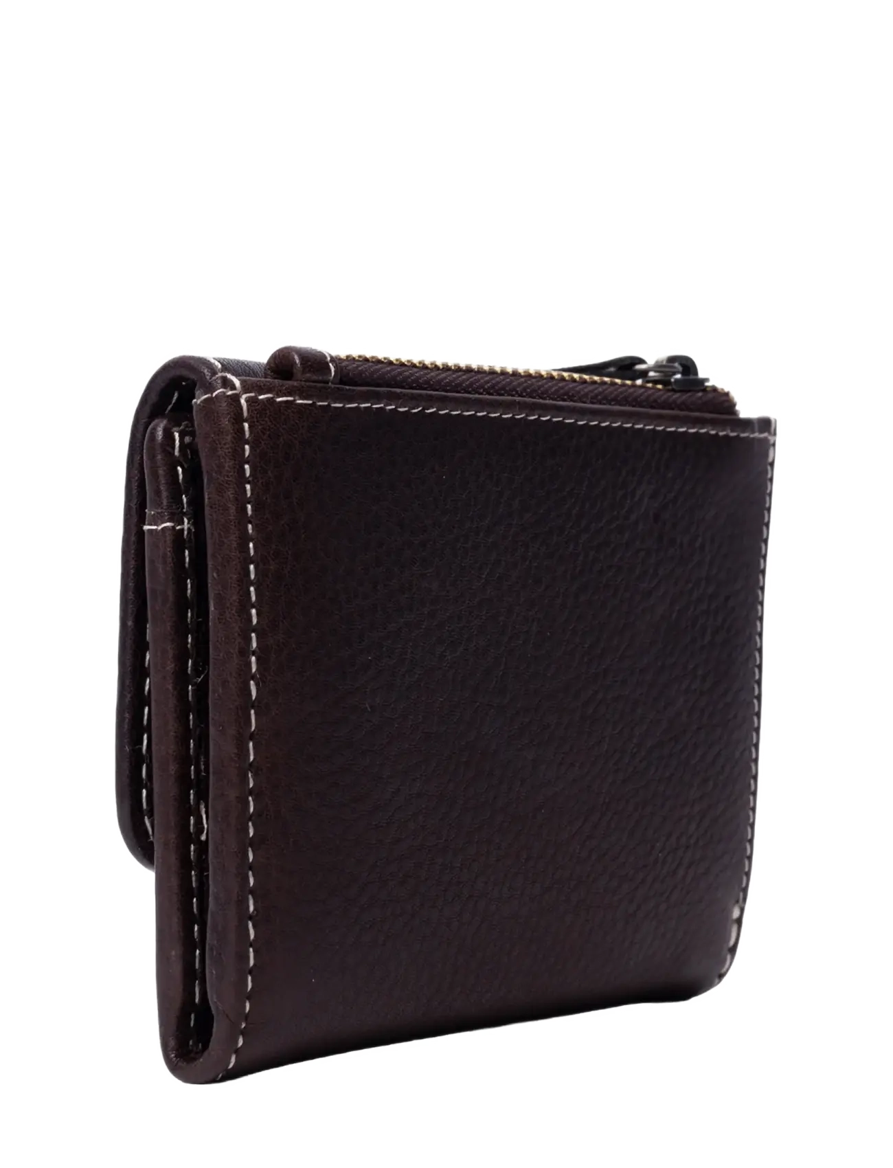 RE:DESIGNED EST 2003 - Saya Wallet Small - sügisene kokkuhoid - dark brown - 2