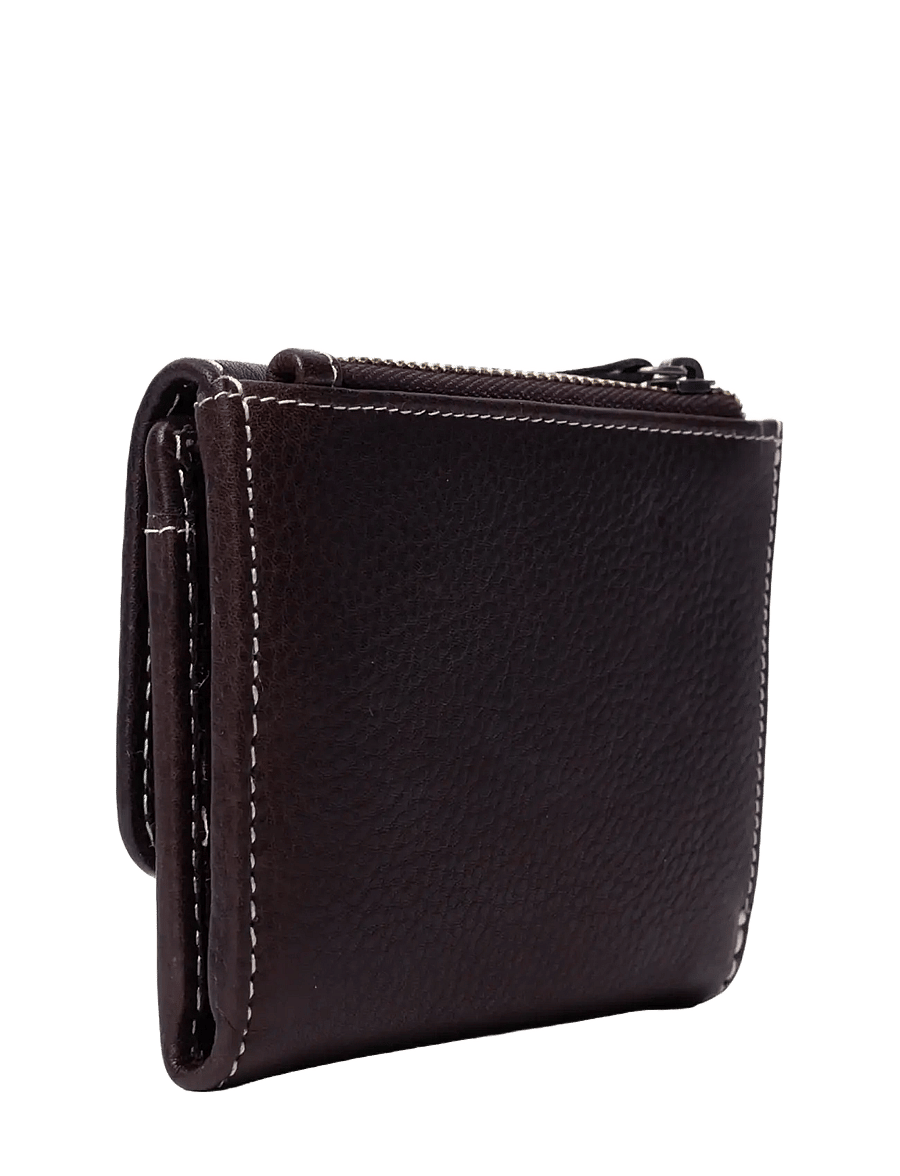 RE:DESIGNED EST 2003 - Saya Wallet Small - portemonnaies - dark brown - 2