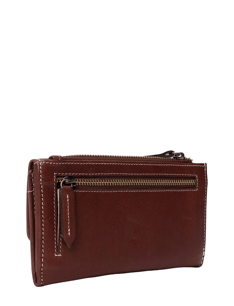 RE:DESIGNED EST 2003 - Saya Wallet Big - rahakotid - cognac - 2