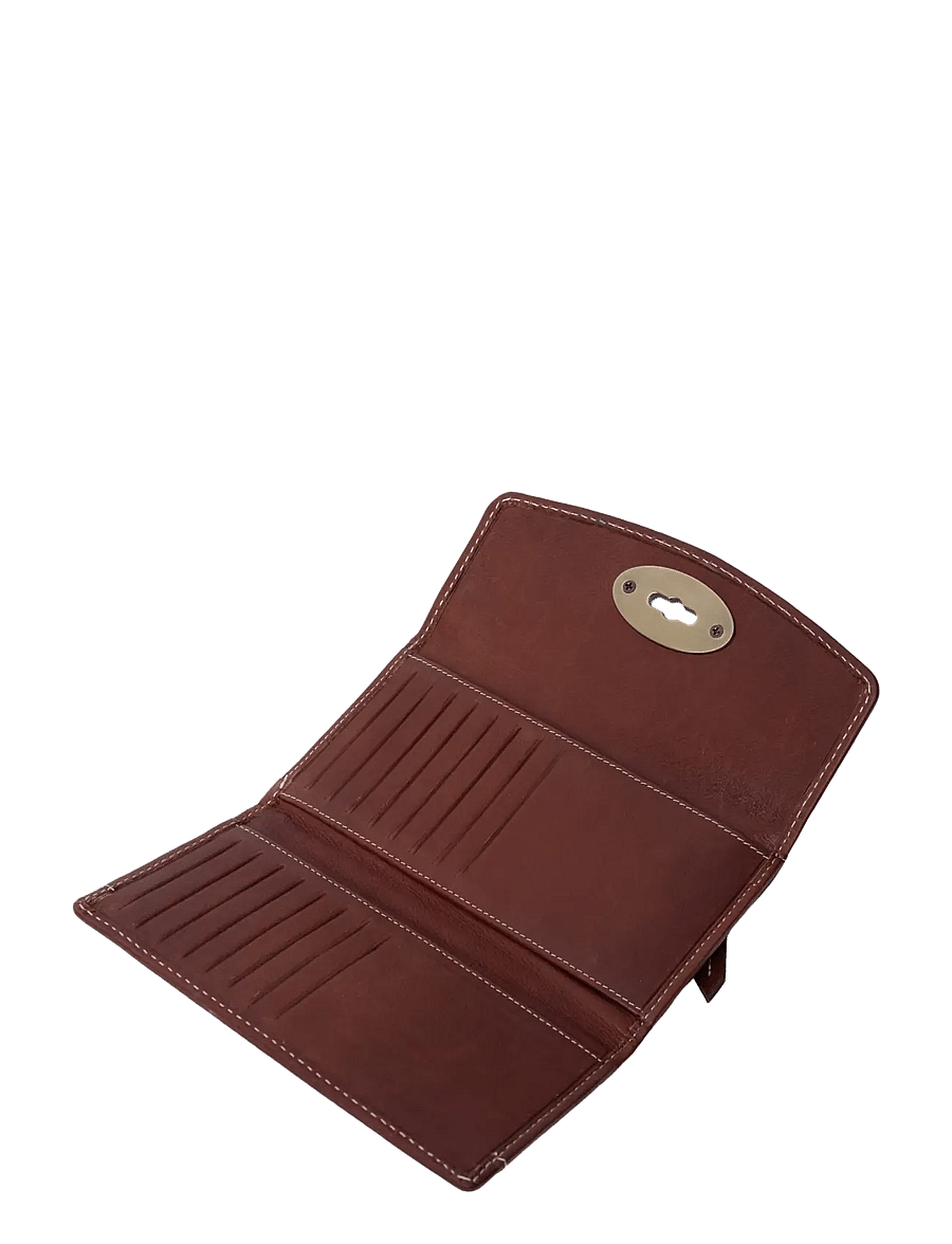 RE:DESIGNED EST 2003 - Saya Wallet Big - rahakotid - cognac - 3