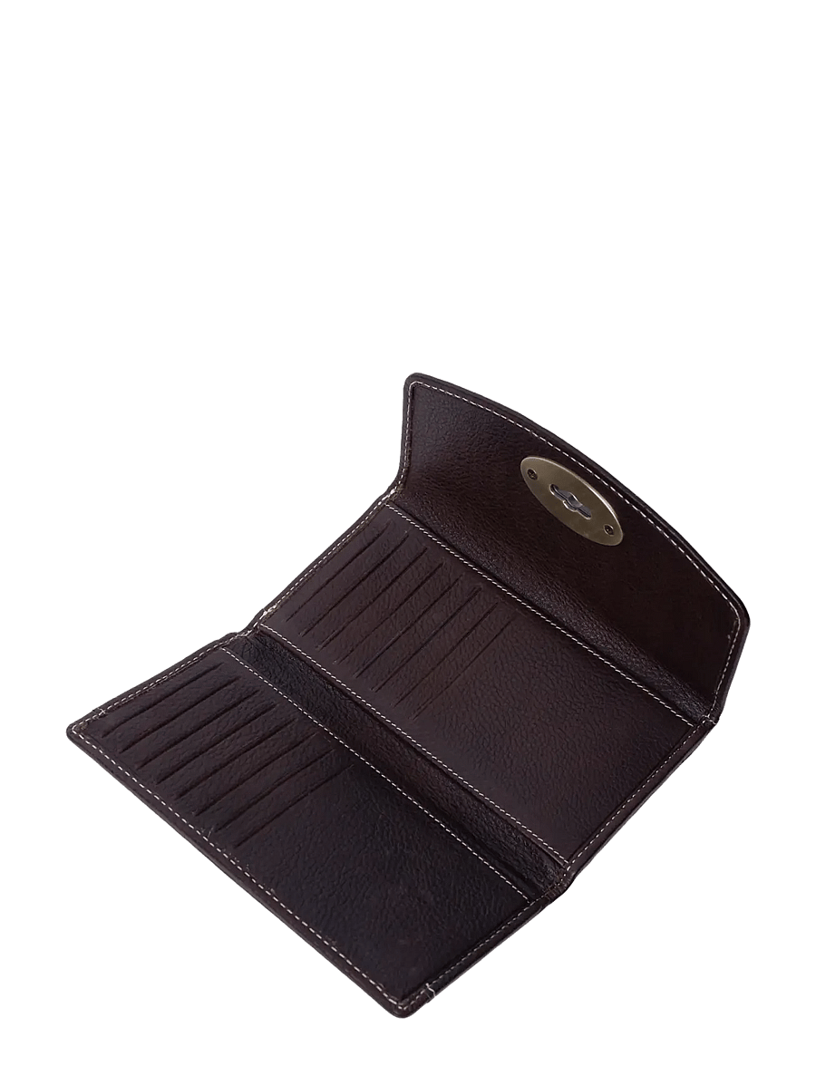 RE:DESIGNED EST 2003 - Saya Wallet Big - portemonnaies - dark brown - 3