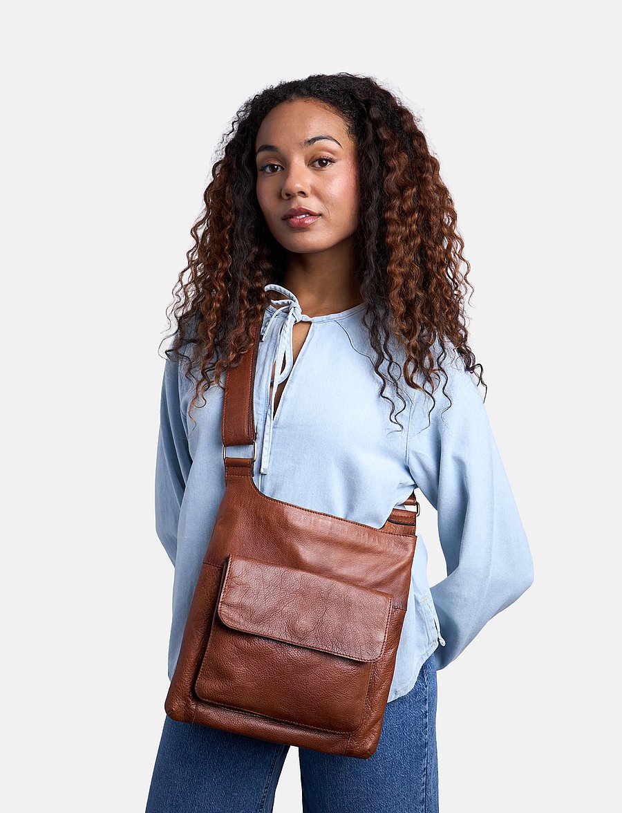 RE:DESIGNED EST 2003 - Sara Big - crossbody bags - walnut - 4