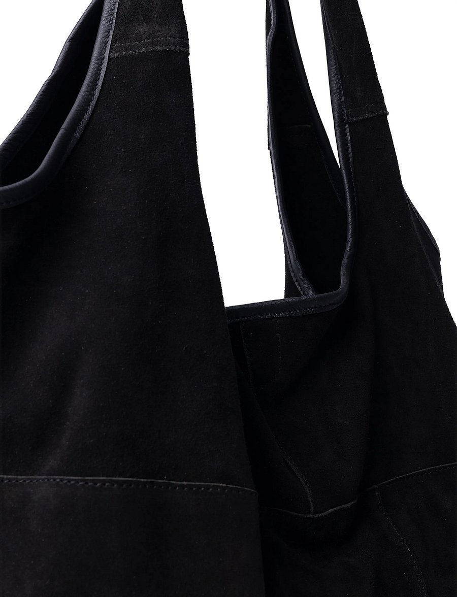 RE:DESIGNED EST 2003 - Lyra Suede - shoppingväskor - black - 4