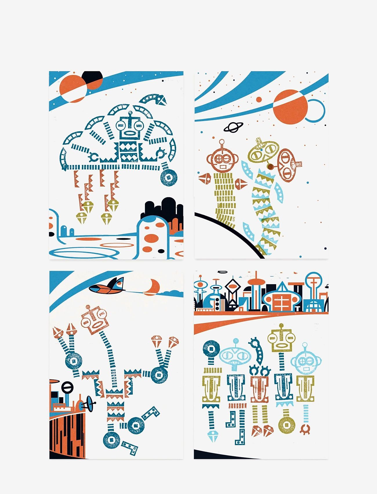 Djeco - Alien robots - pysselset - multicoloured - 1