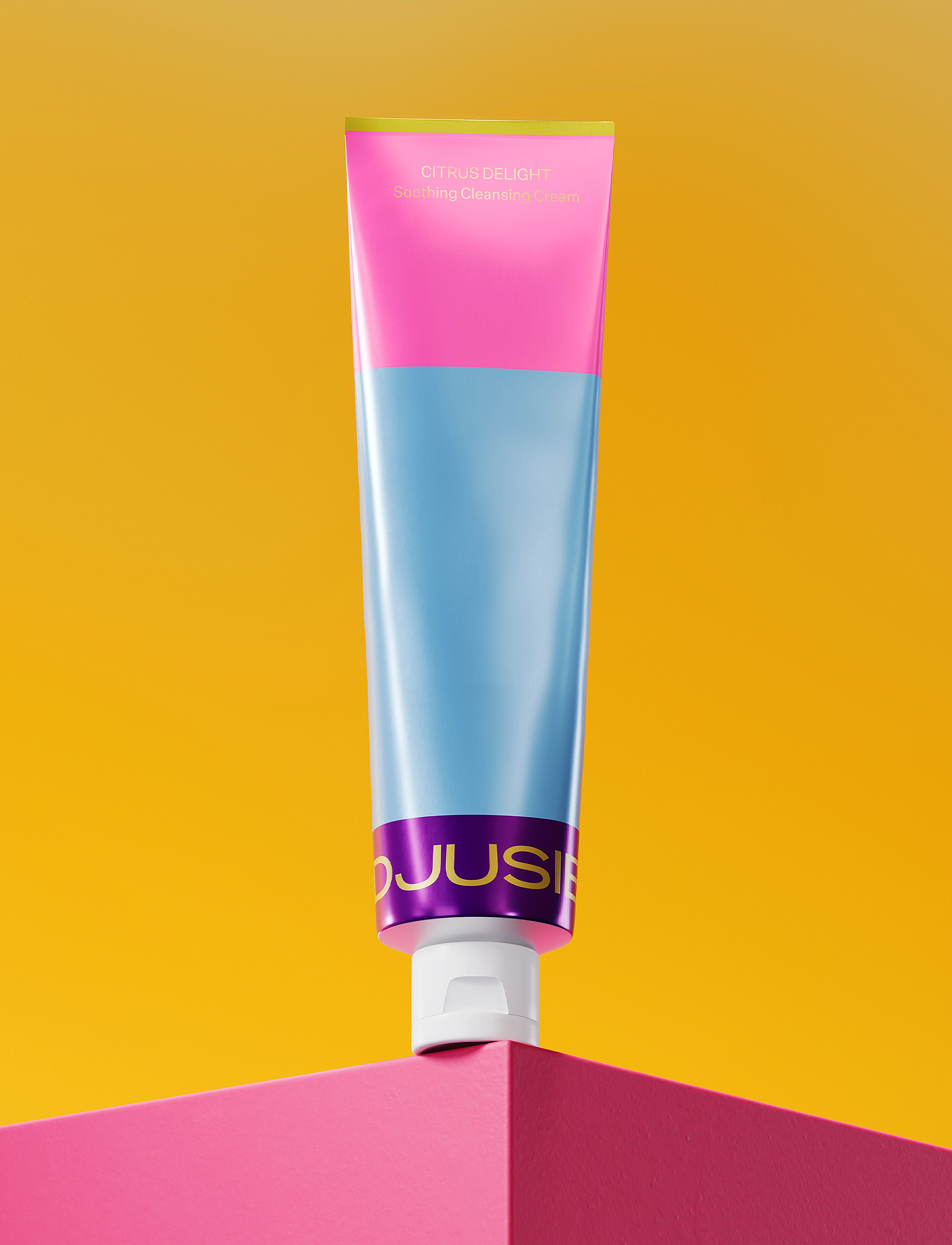 Djusie Djusie Citrus Delight Soothing Cleansing Cream, 100 ml, Nude, Rengøringsmidler > Ansigtsvask Og Rengøringsmidler, Dame