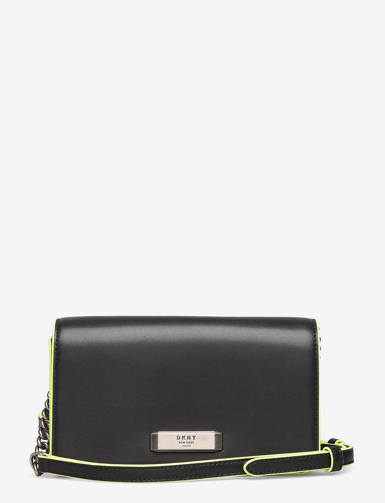 DKNY Bags - VAL-FLAP CBODY - blk/citron - 0