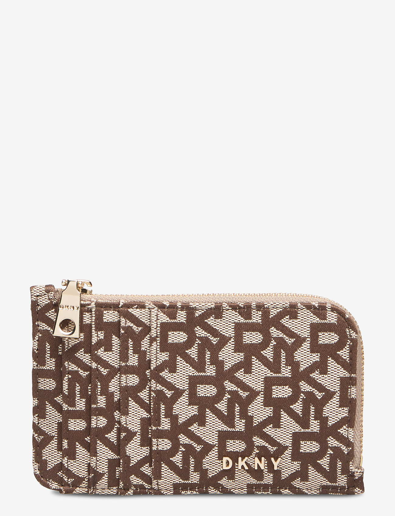 DKNY Bags - BRYANT-ZIP CARD HOLD - chno/sand - 0