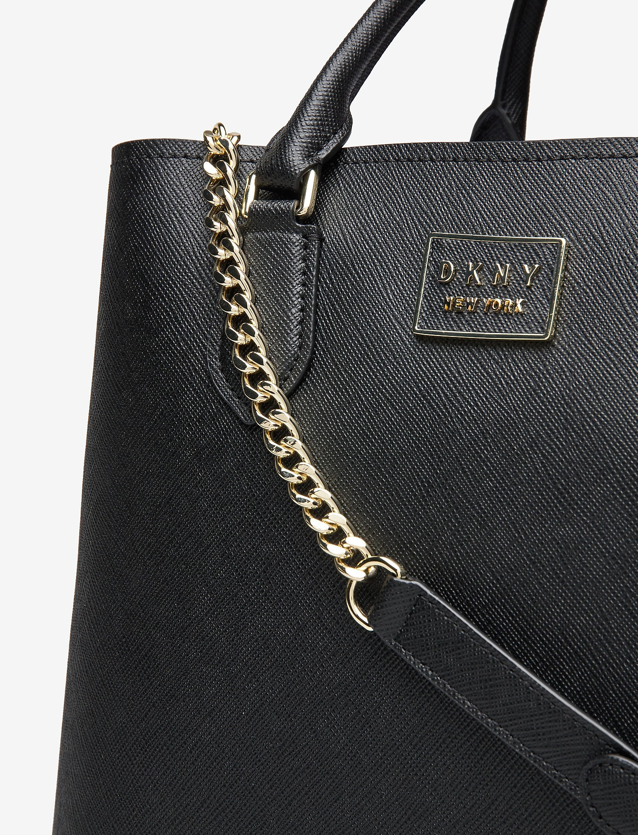 DKNY Bags - BIANCA LG SATCHEL - blk/gold - 3
