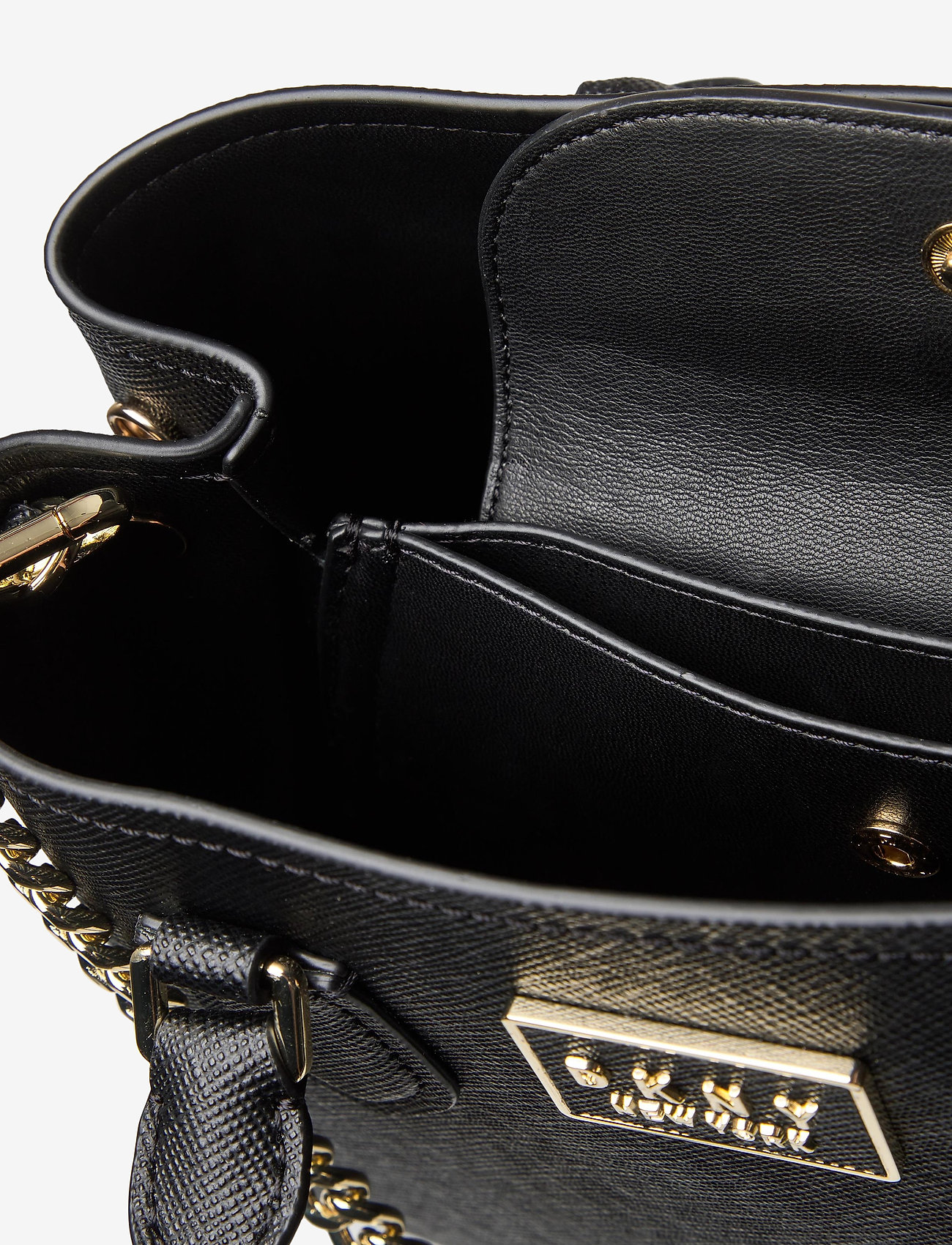 DKNY Bags - BIANCA SAFFIANO - blk/gold - 4