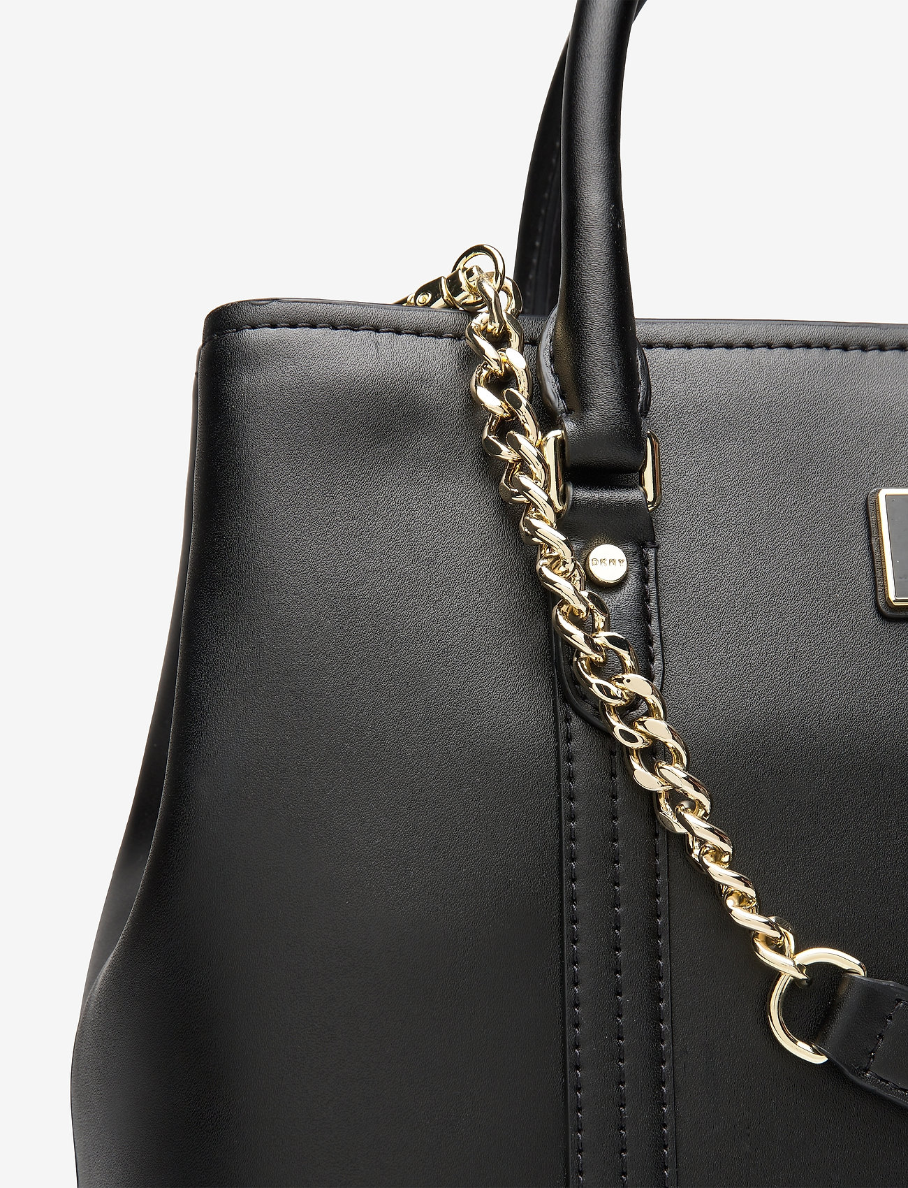 DKNY Bags - AALTA LG SATCHEL - blk/gold - 3