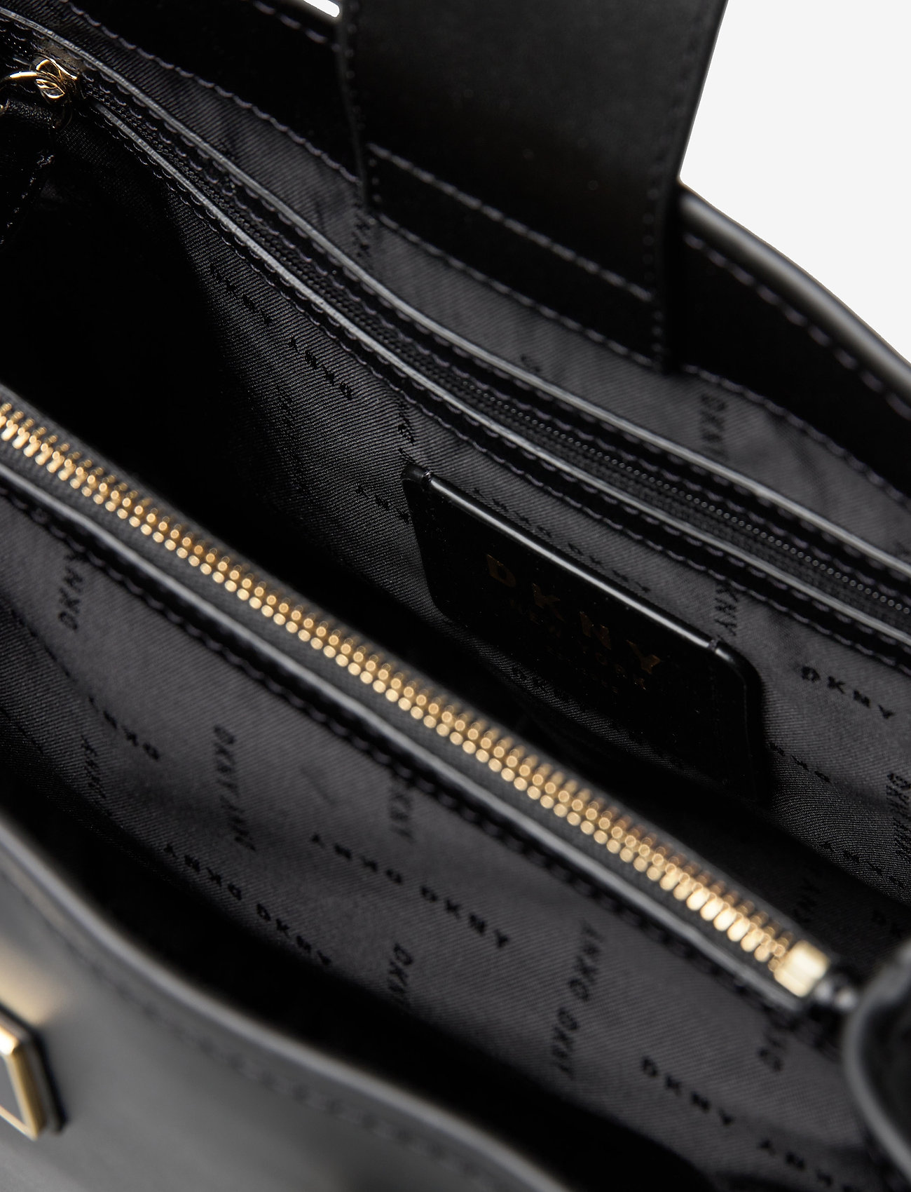 DKNY Bags - AALTA LG SATCHEL - blk/gold - 4