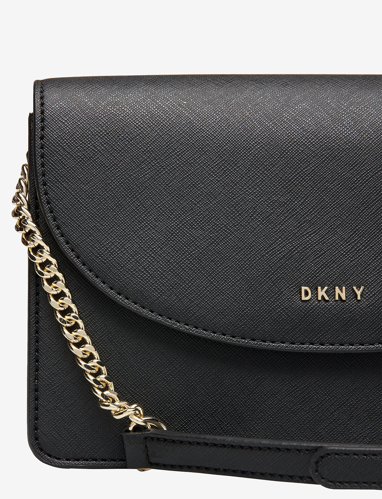 DKNY Bags - GIFTING FLAP CROSSBO - blk/gold - 3
