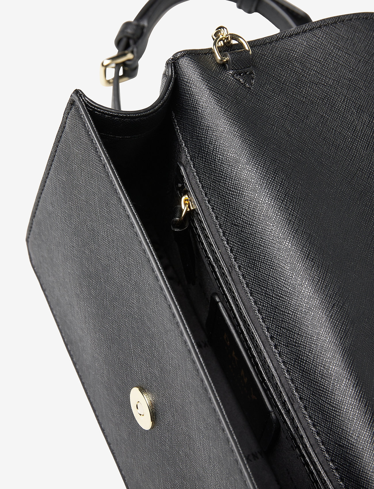 DKNY Bags - GIFTING FLAP CROSSBO - blk/gold - 4
