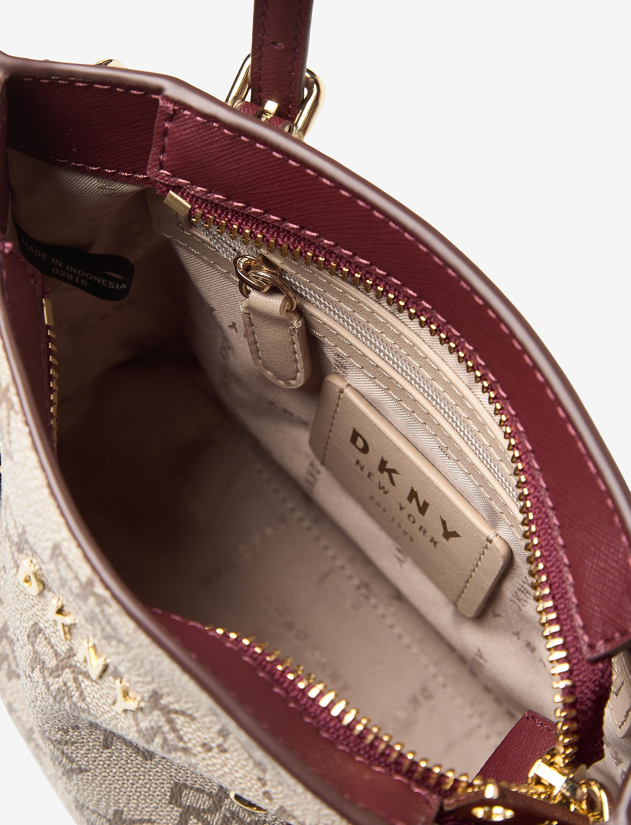 DKNY Bags - BO MINI CROSSBODY - qs3 - khk/agd wine - 4