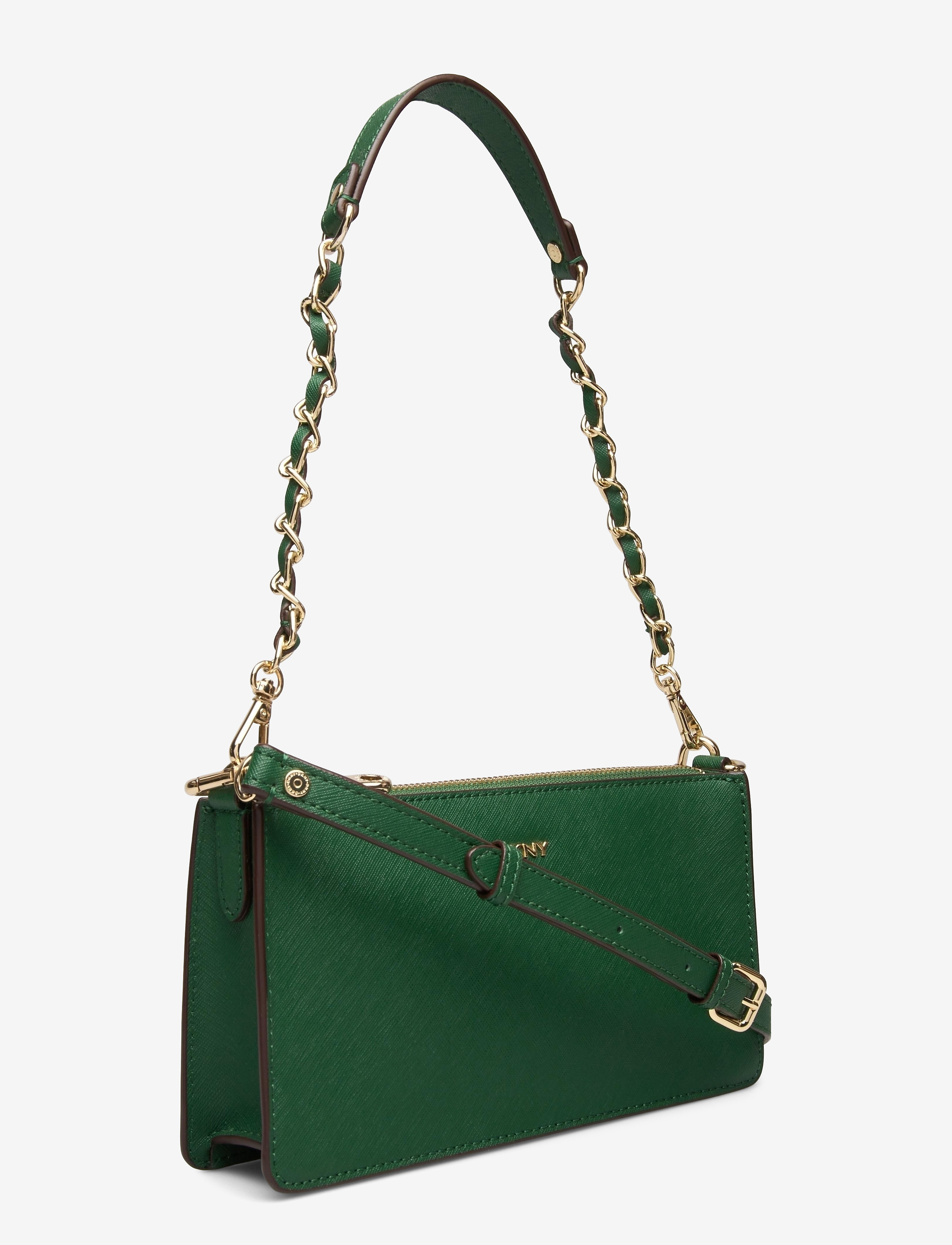 DKNY Bags - SM CROSSBODY W/DET C - dark green - 2