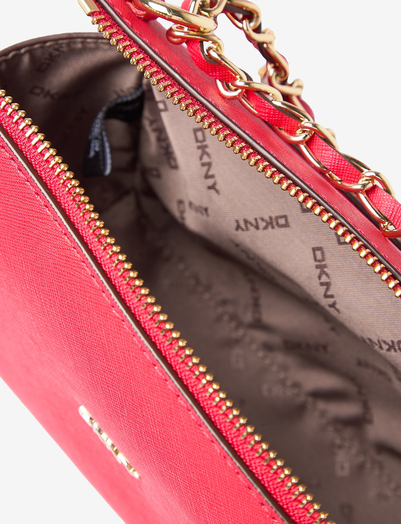 DKNY Bags - SQ CROSSBODY W/ADJ C - vermillon - 4