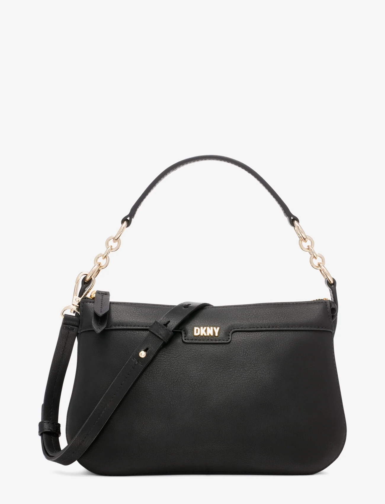 DKNY Bags - GRAMERCY SM SHOULDER BAG - party wear at outlet prices - bgd - blk/gold - 0