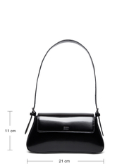 DKNY Bags - SURI FLAP SHOULDER - ballīšu apģērbs par outlet cenām - bsv - black/silver - 5