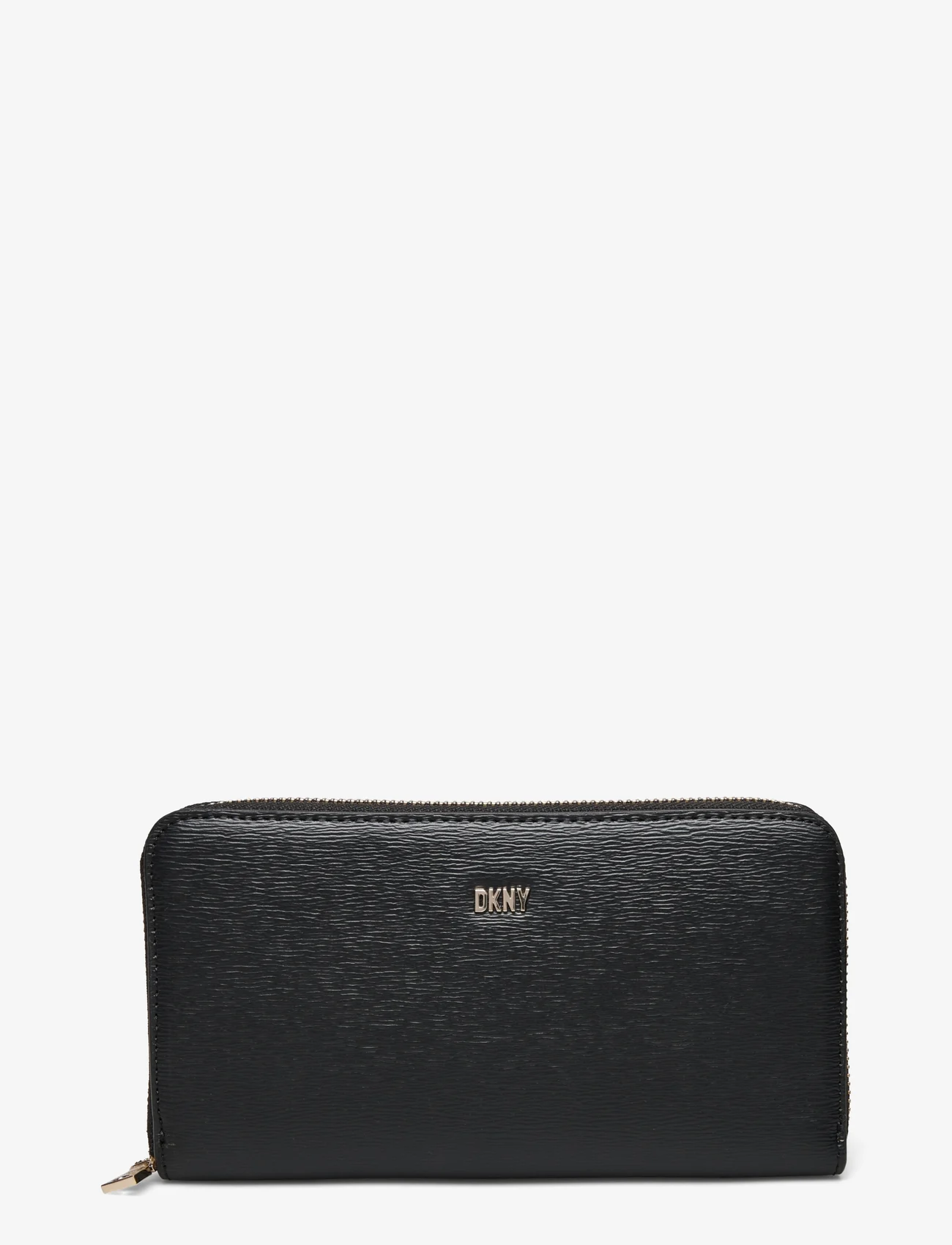 DKNY Bags - PERRI LG ZIP AROUND - lommebøker - bgd - blk/gold - 0