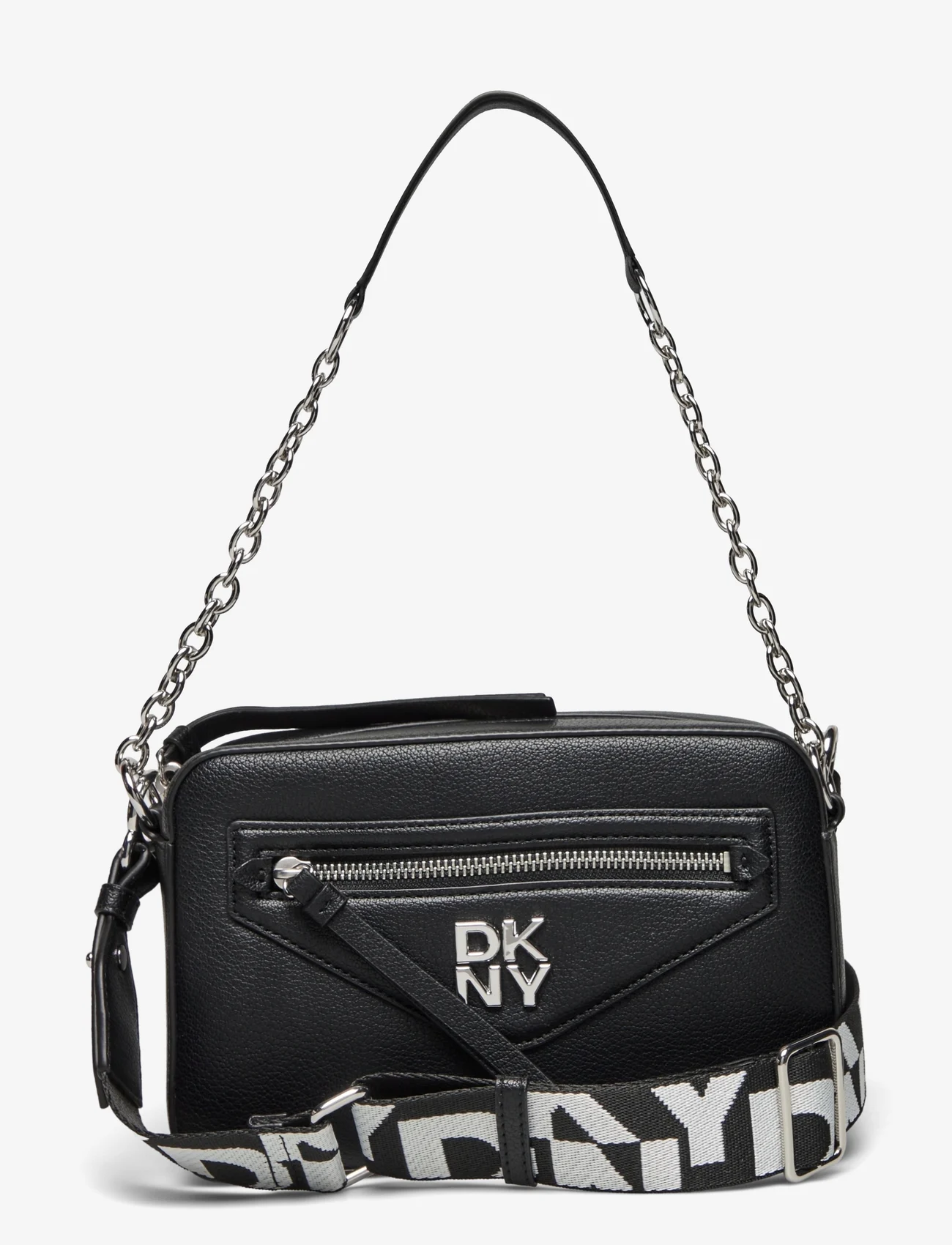 DKNY Bags - GREENPOINT CAMERA BAG - party wear at outlet prices - bsv - black/silver - 0