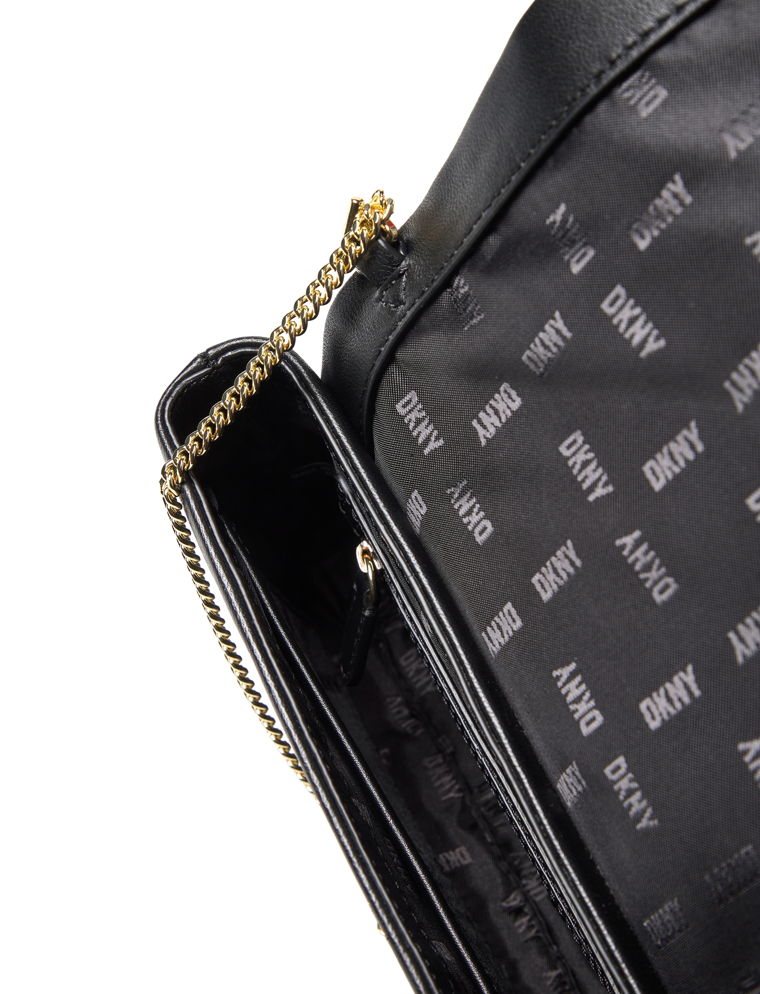 DKNY Bags - PILAR CLUTCH - bgd - blk/gold - 3
