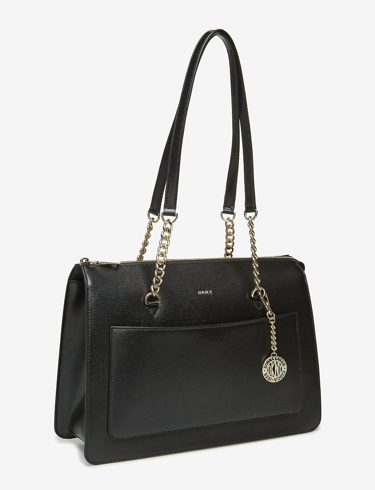 DKNY Bags - BRYANT LG ZIP TOTE - blk/gold - 2