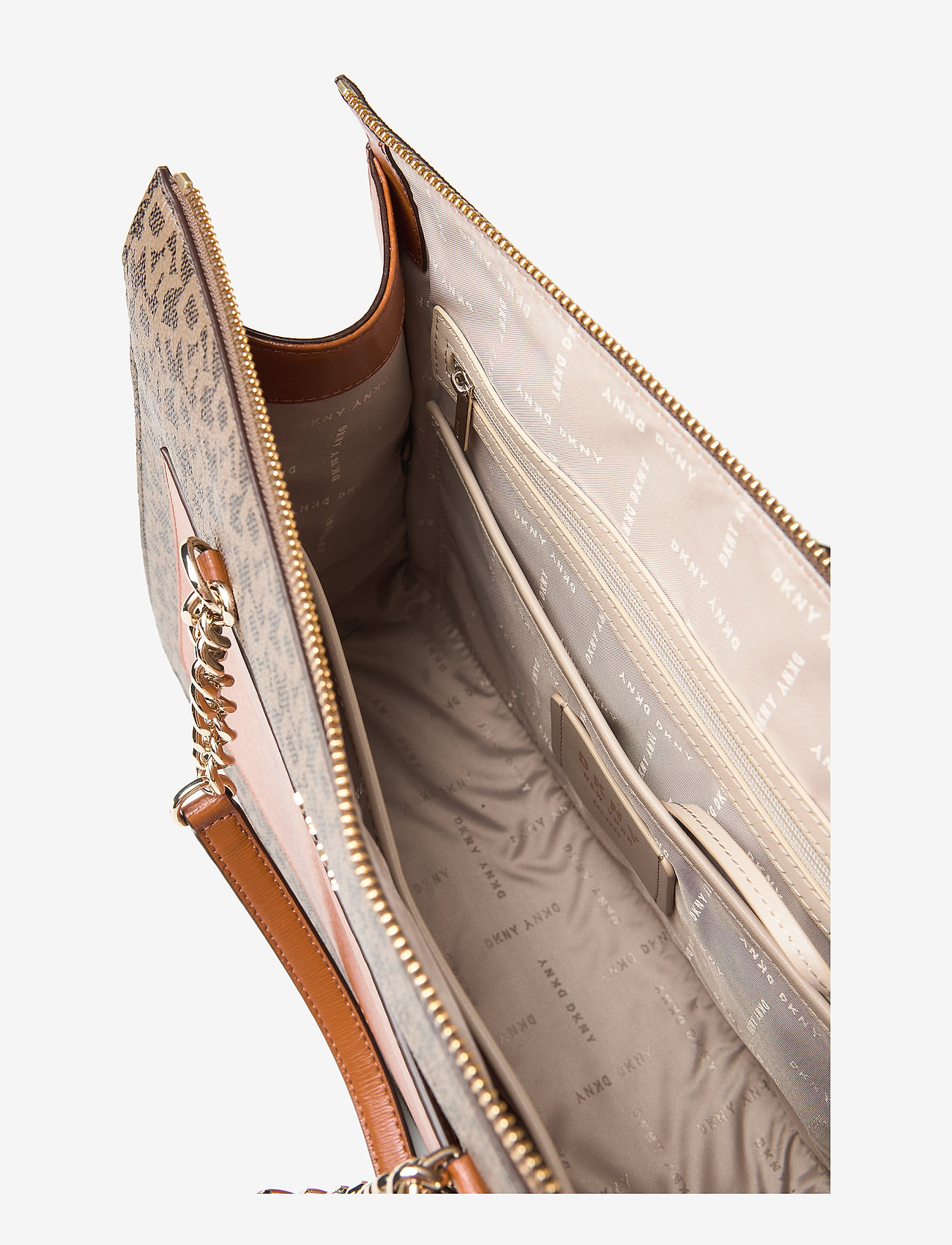 DKNY Bags - BRYANT LG ZIP TOTE - mocha/crml - 4