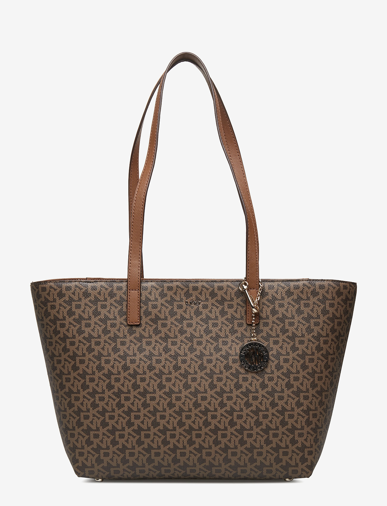 DKNY Bags - BRYANT MD ZIP TOTE - mocha logo-vic - 0