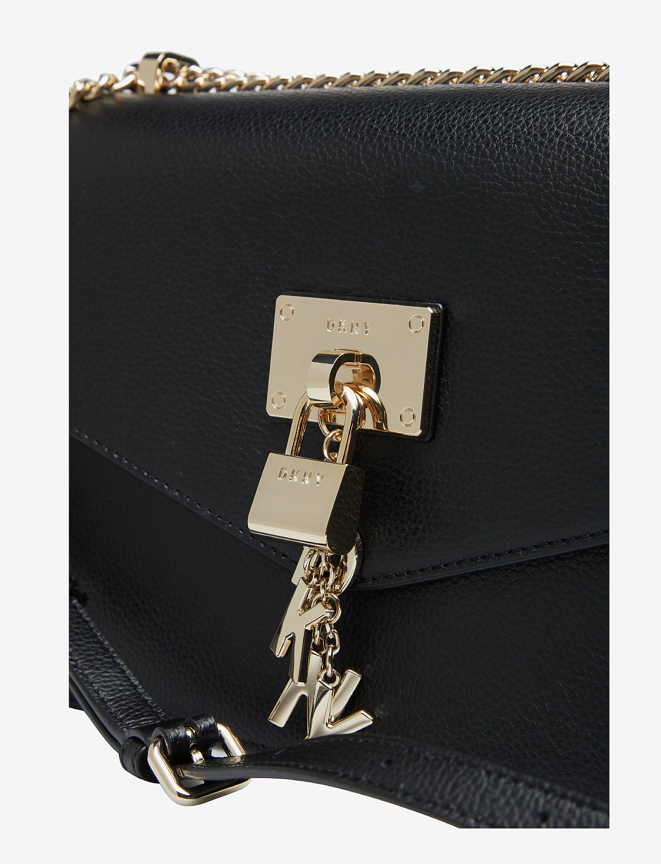 DKNY Bags - ELISSA- LG SHOULDER - blk/gold - 4