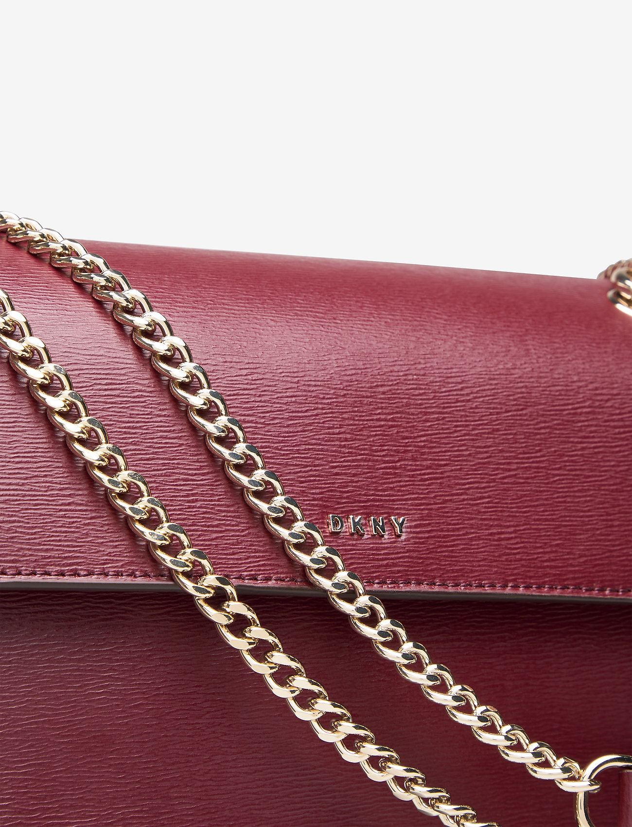 DKNY Bags - LG CHAIN FLAP CROSSB - blood red - 3