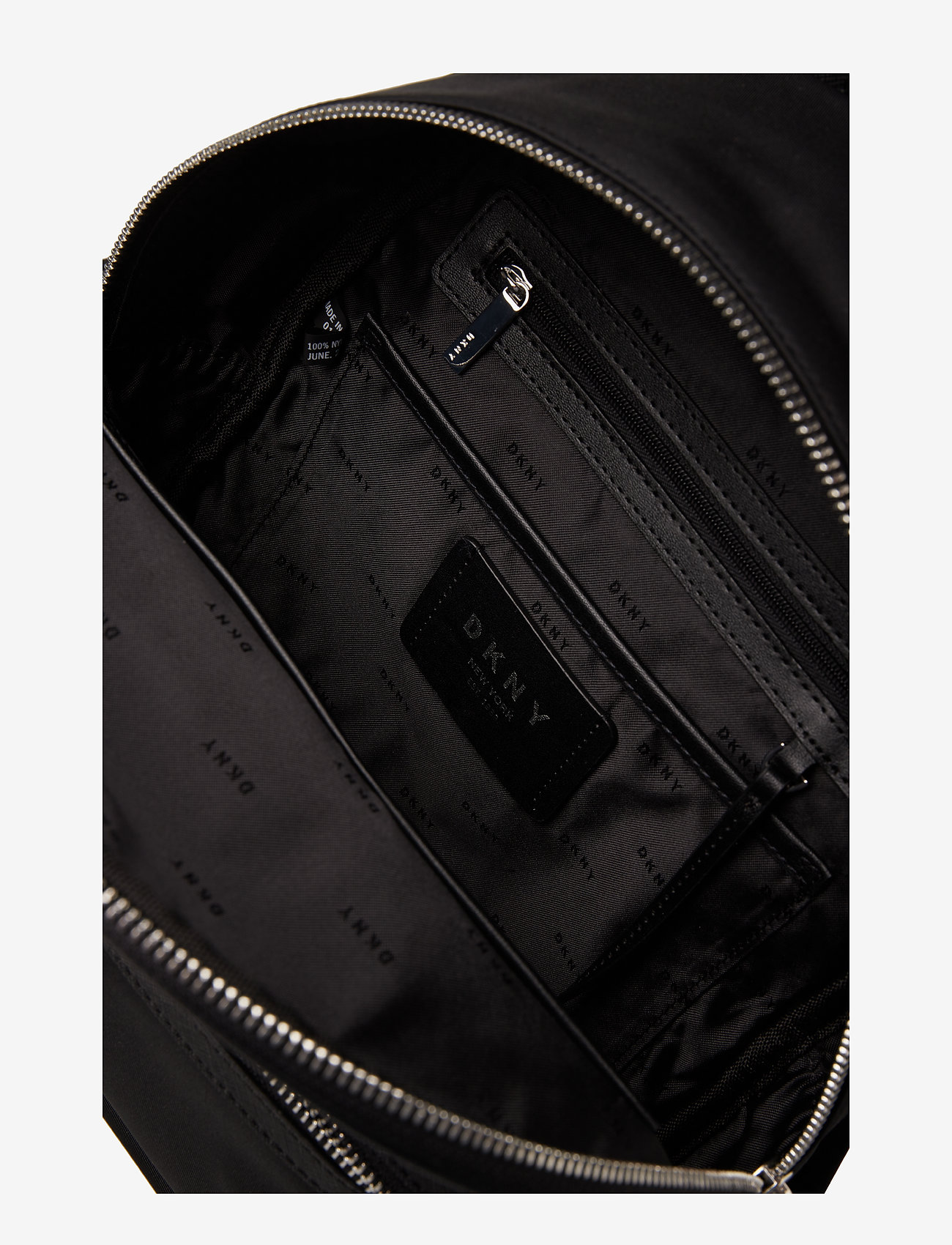 DKNY Bags - KADEN- MED BACKPACK - black/silver - 4
