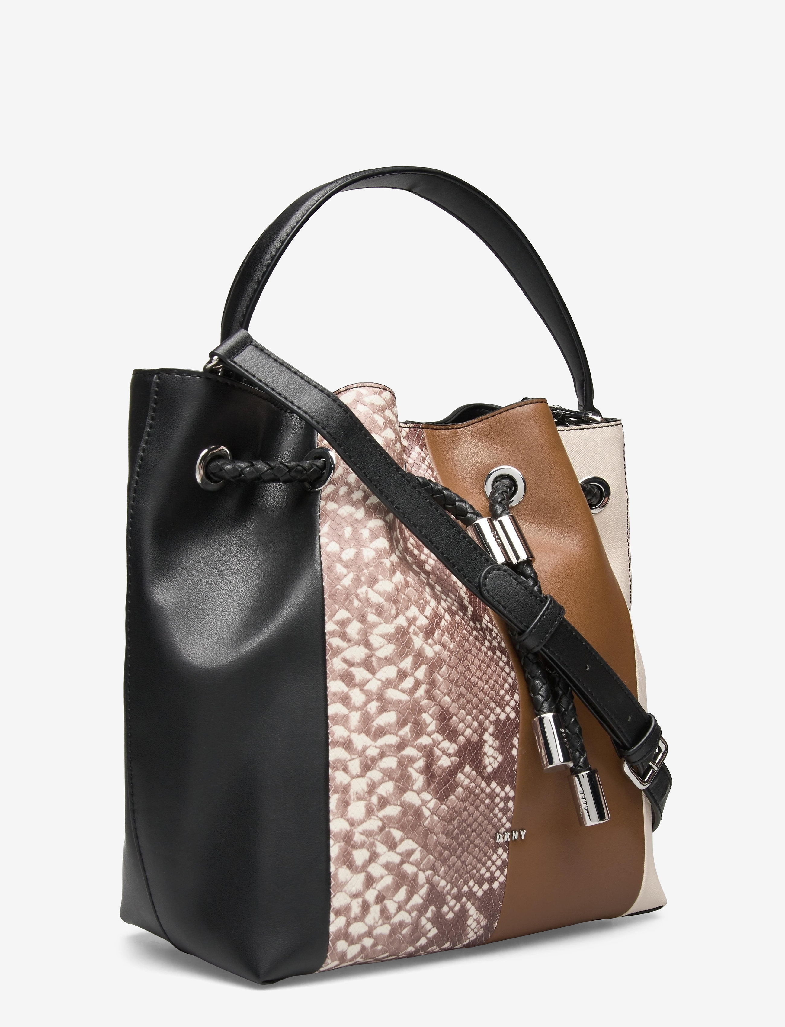 DKNY Bags - ALICE-LG BUCKET NOVE - blk combo - 2
