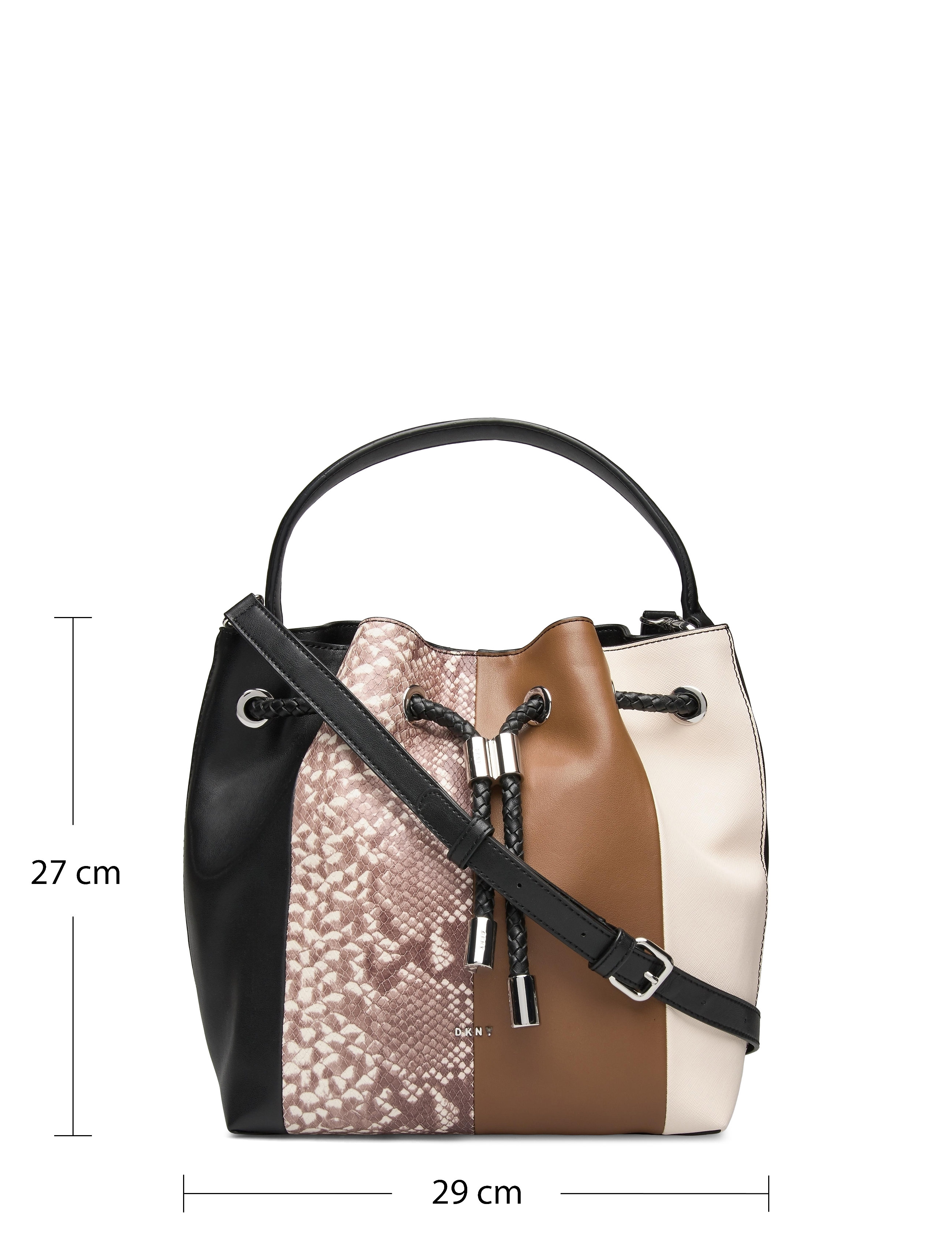DKNY Bags - ALICE-LG BUCKET NOVE - blk combo - 5